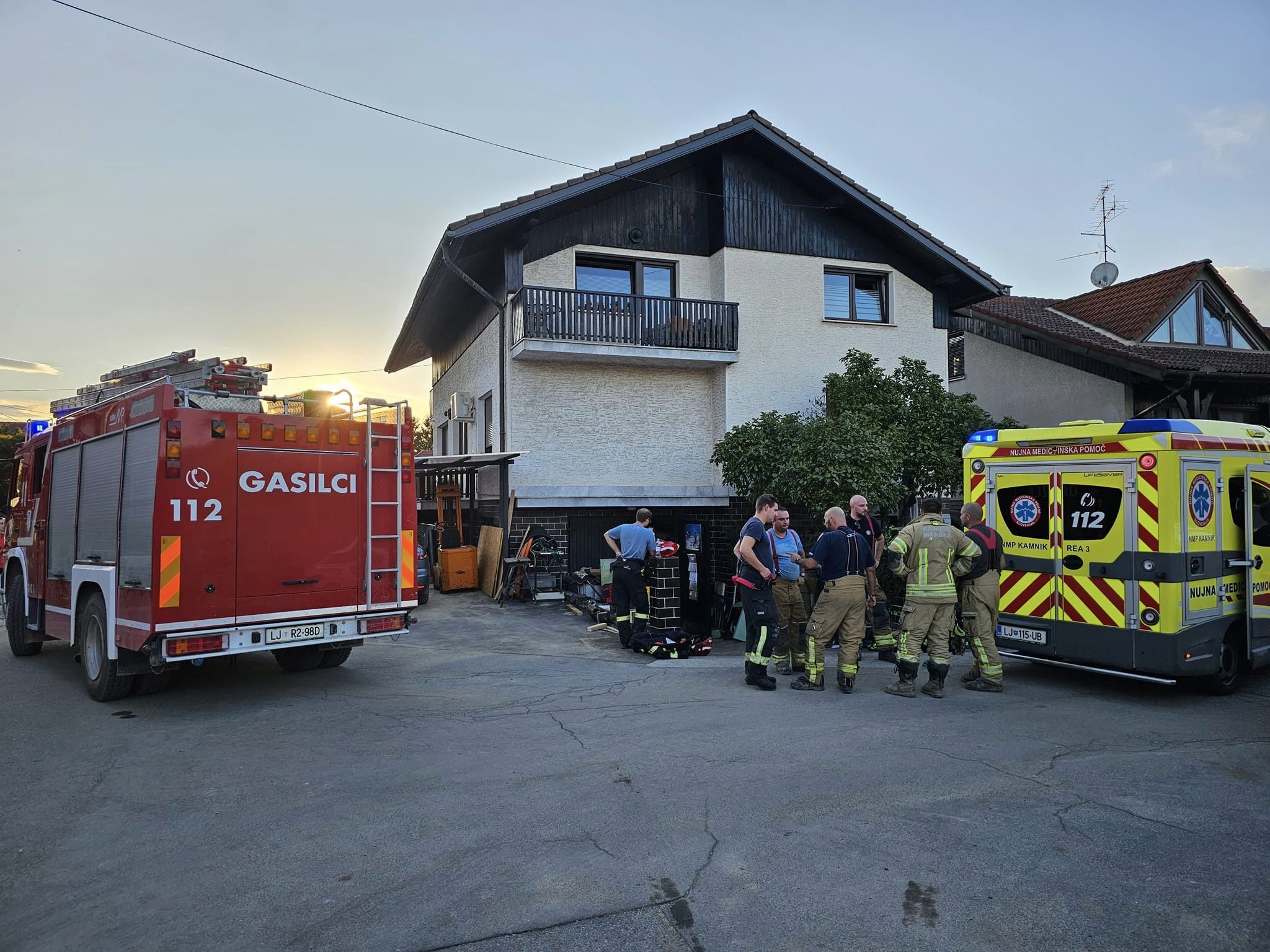 Mengeš, nesreča, stroj