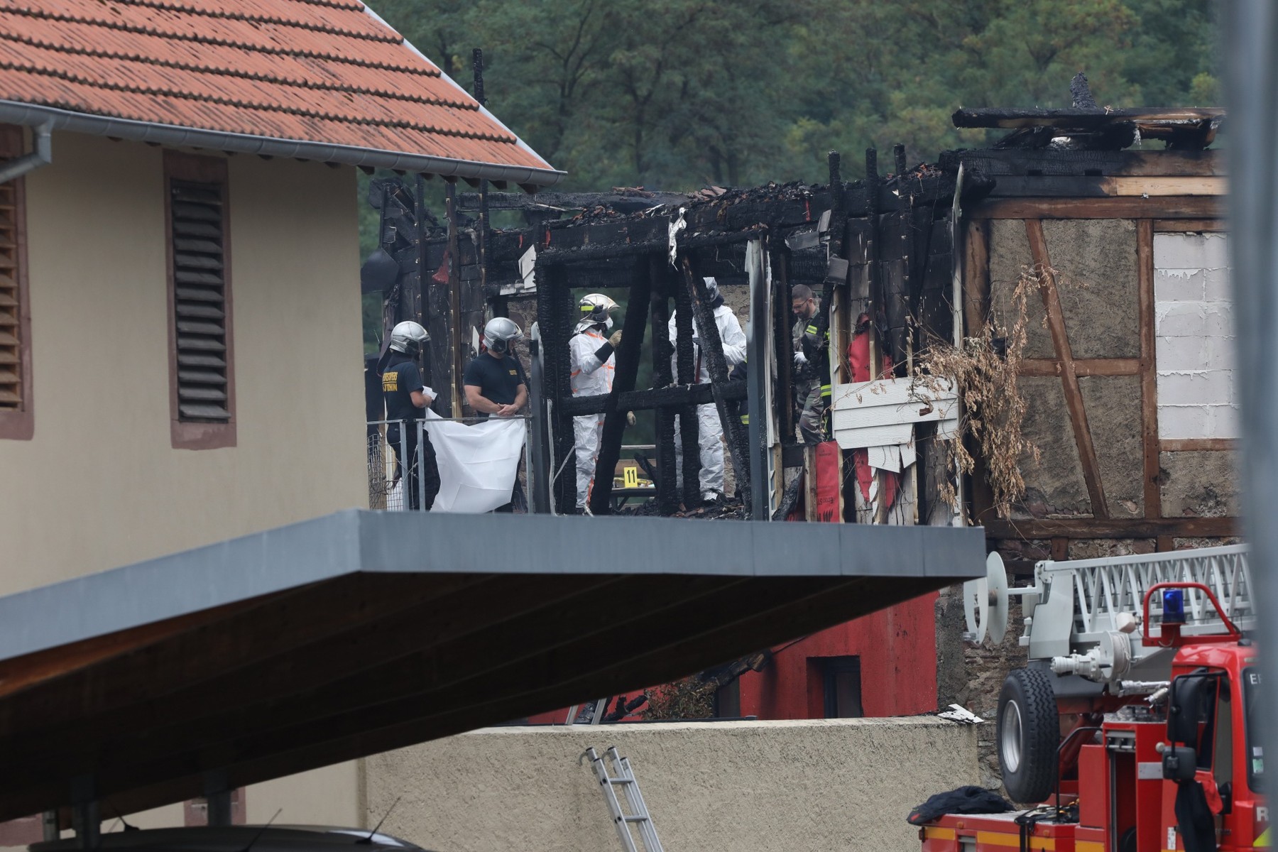 požar, alzacija, počitniška hiša