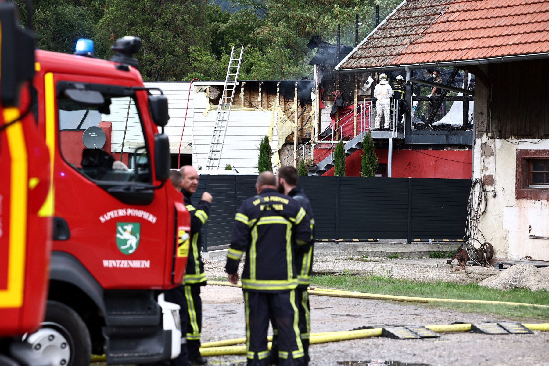 požar, alzacija, počitniška hiša