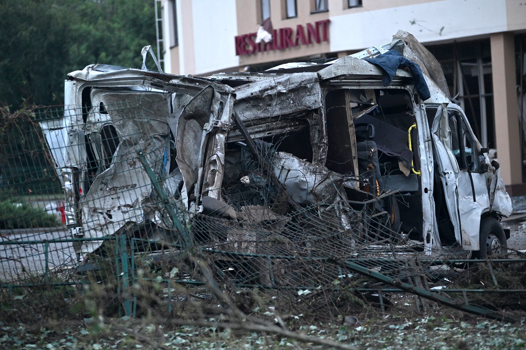 hotel reikartz, zaporožje, ukrajina, ruski napad
