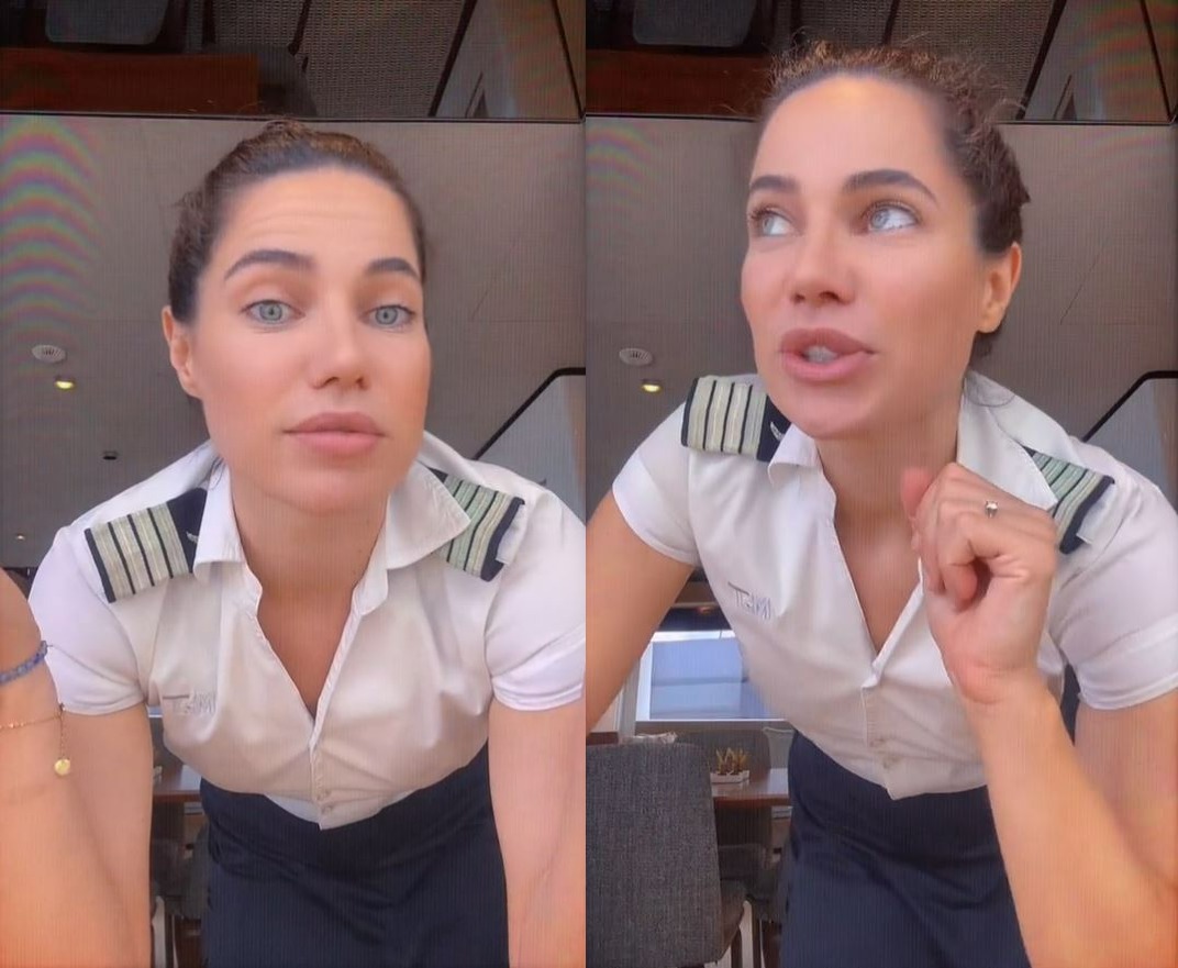 stevardesa, jahta, napitnina, tiktok