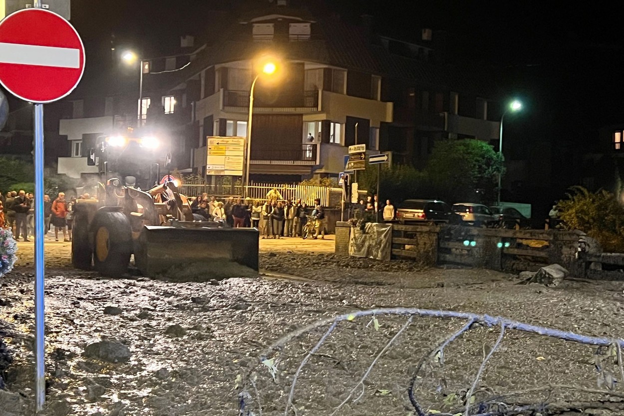 Bardonecchia, Italija, neurje