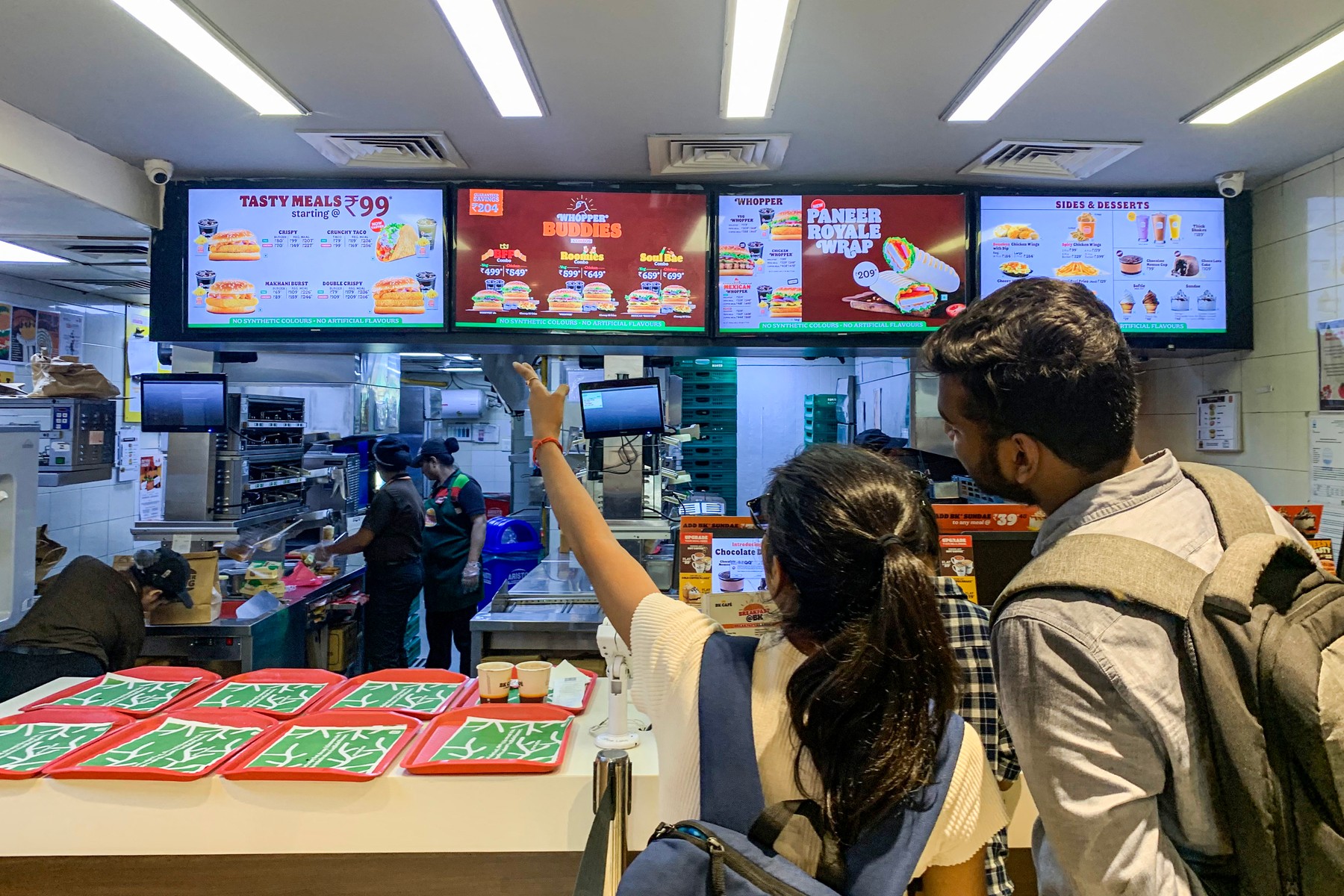 Burger King v Indiji