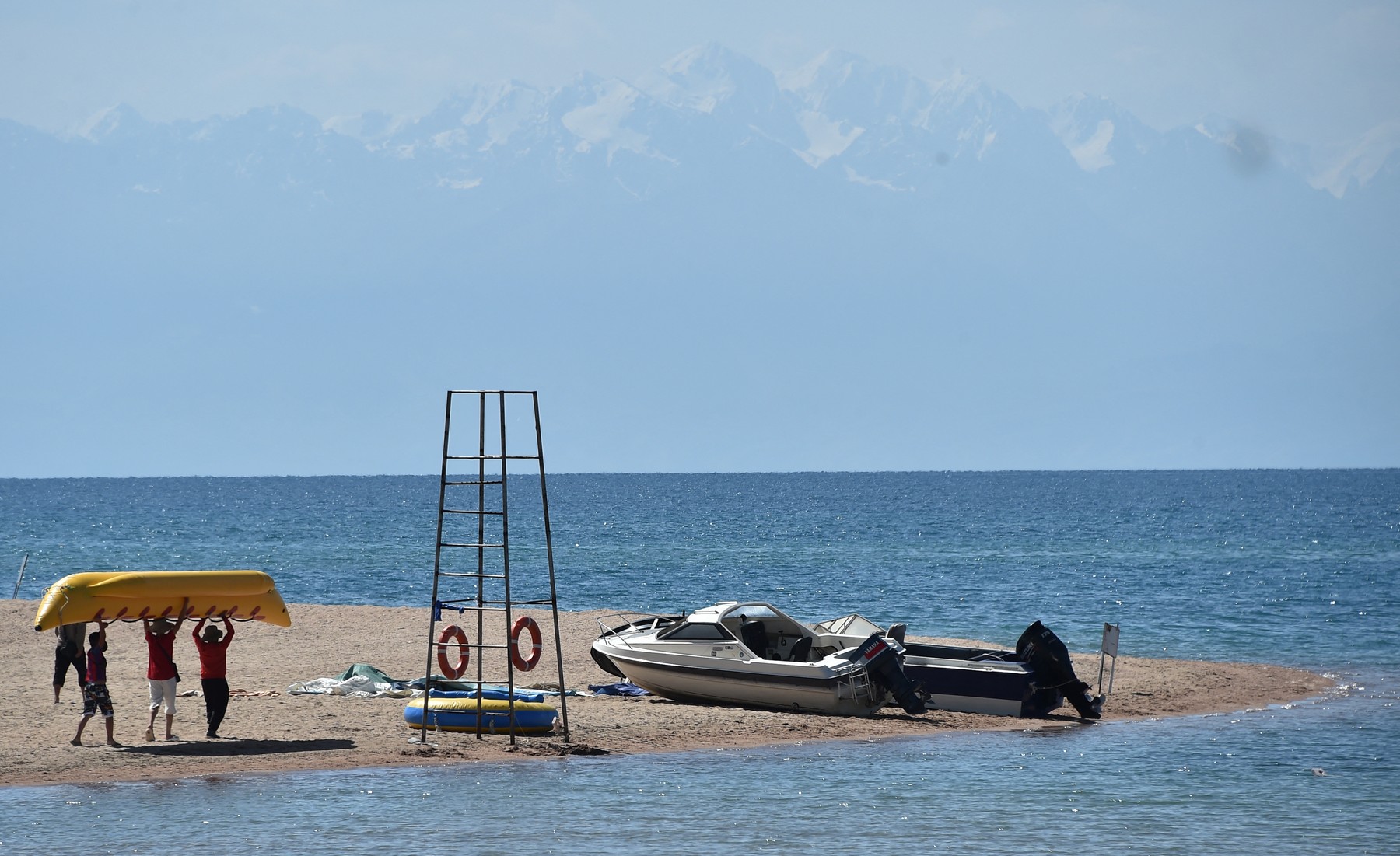 jezero Issyk-Kul, kirgizistan,