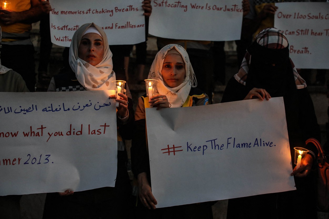 Dogodki v spomin na deset let od napada s kemičnim orožjem.