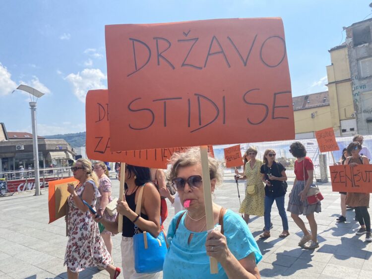 protest, ženske, BiH, Banjaluka