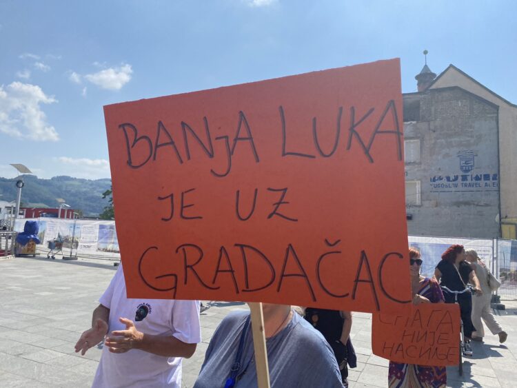 protest, ženske, BiH, Banjaluka