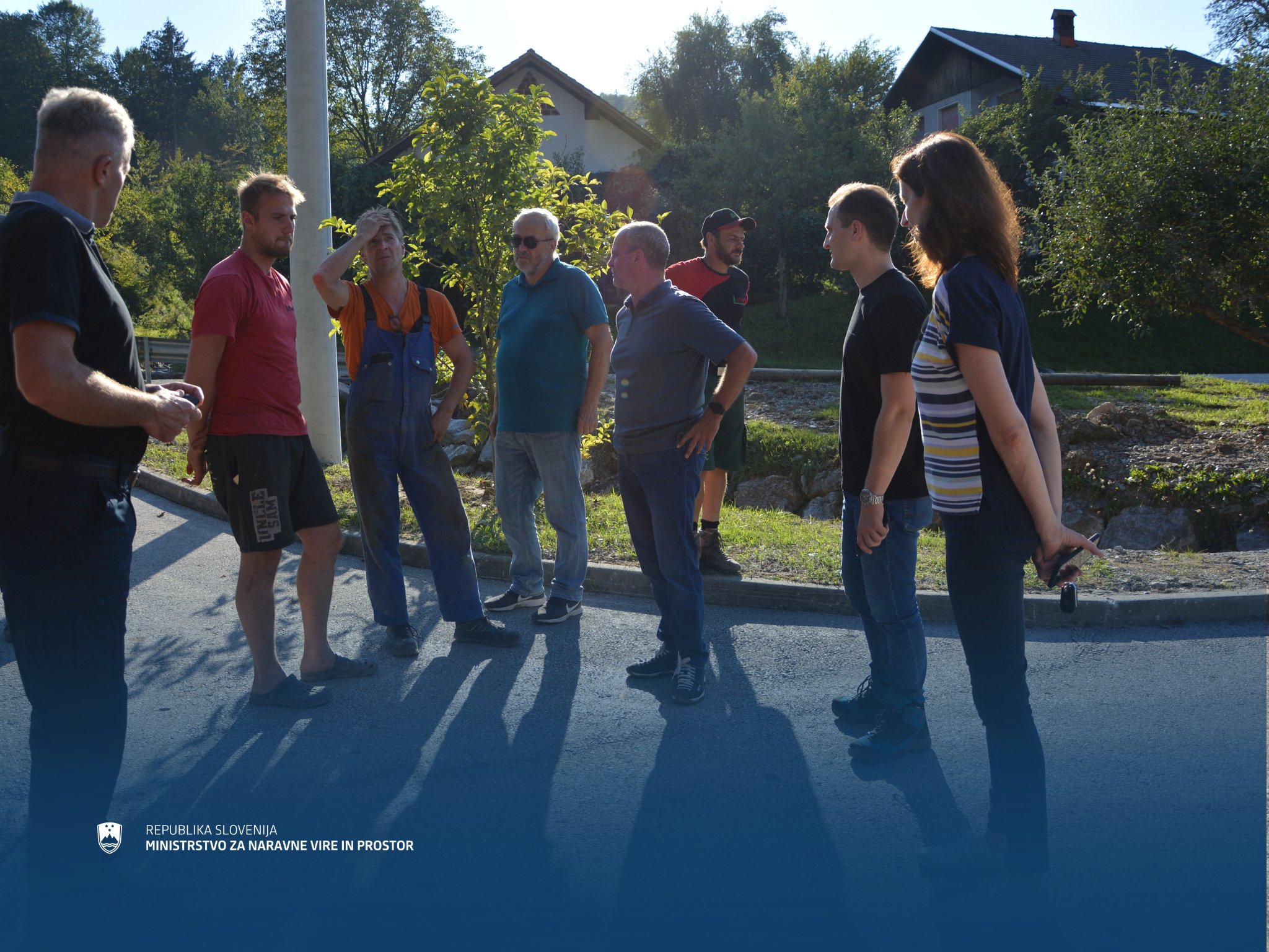 Minister Brežan si je ogledal posledice nedavnih ujm na Koroškem