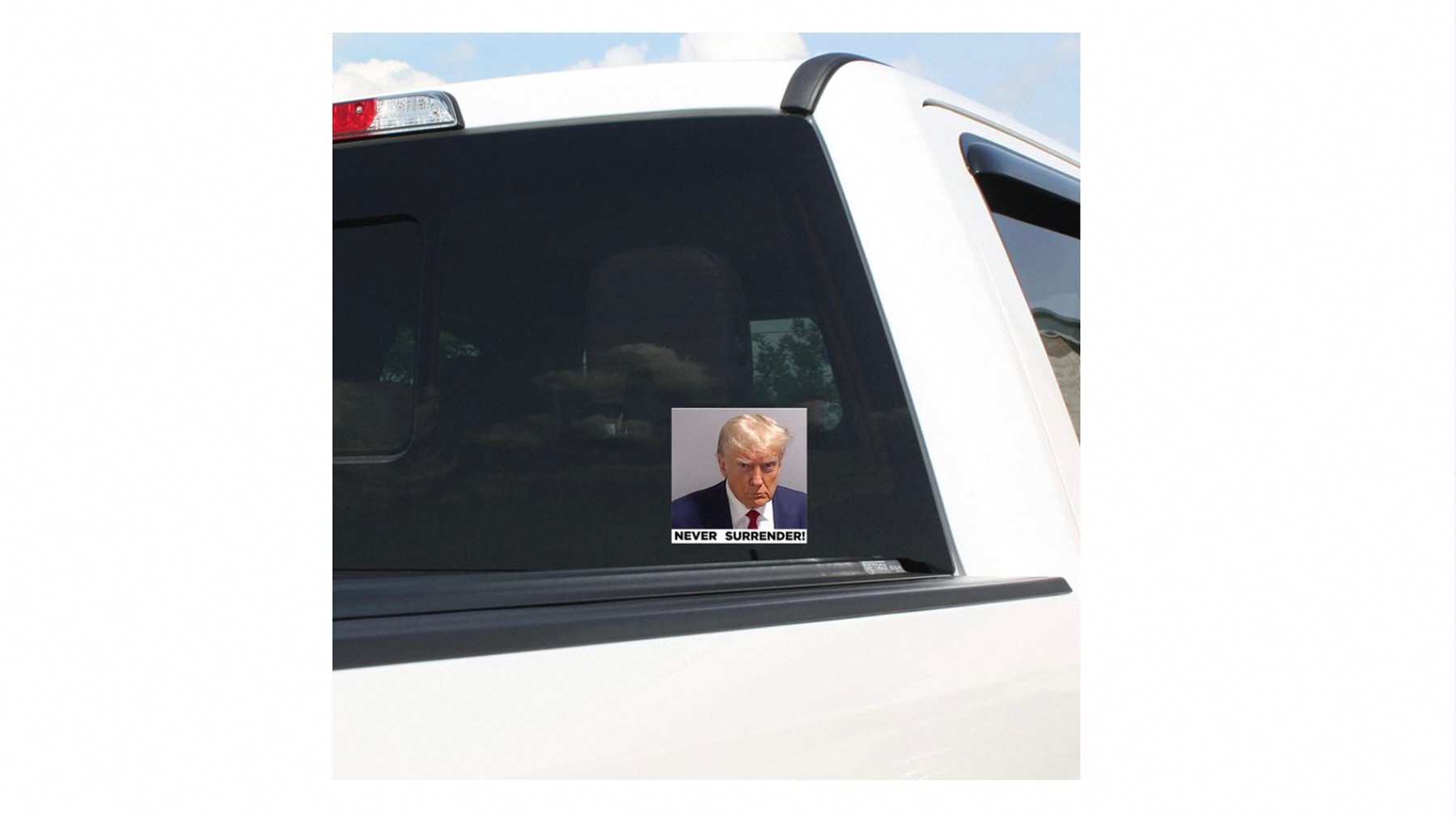 Donald Trump, zaporniška fotografija, merch