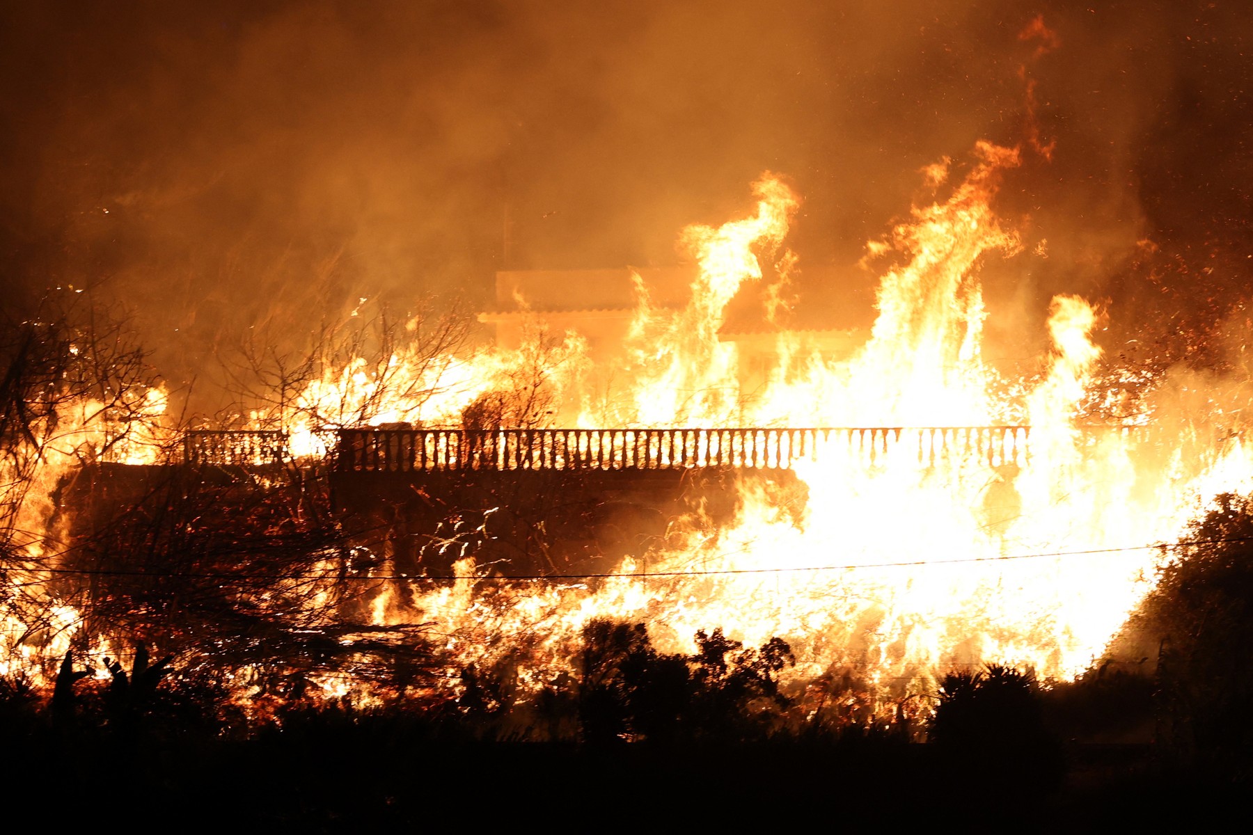 Sicilija, požar, ogenj