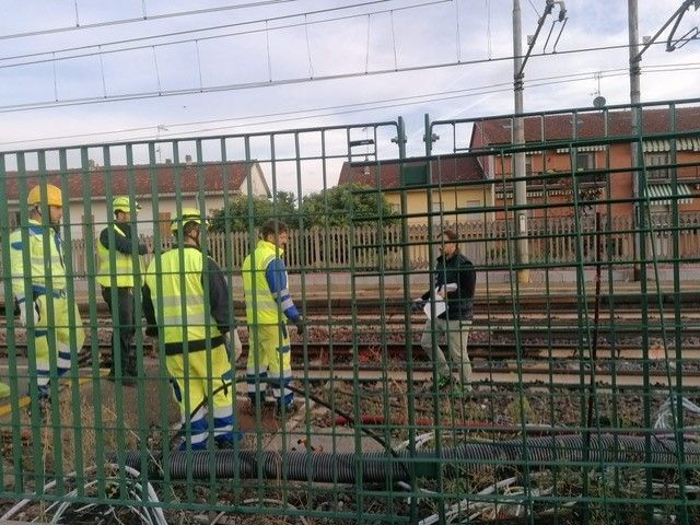 Železniška nesreč na severu Italije.