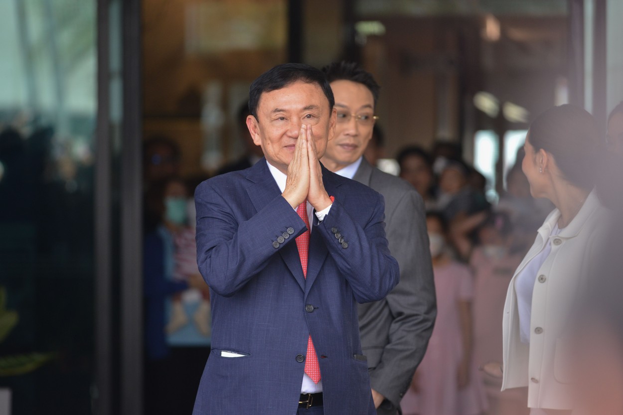 Nekdanji tajski premier  Thaksin Shinawatra.
