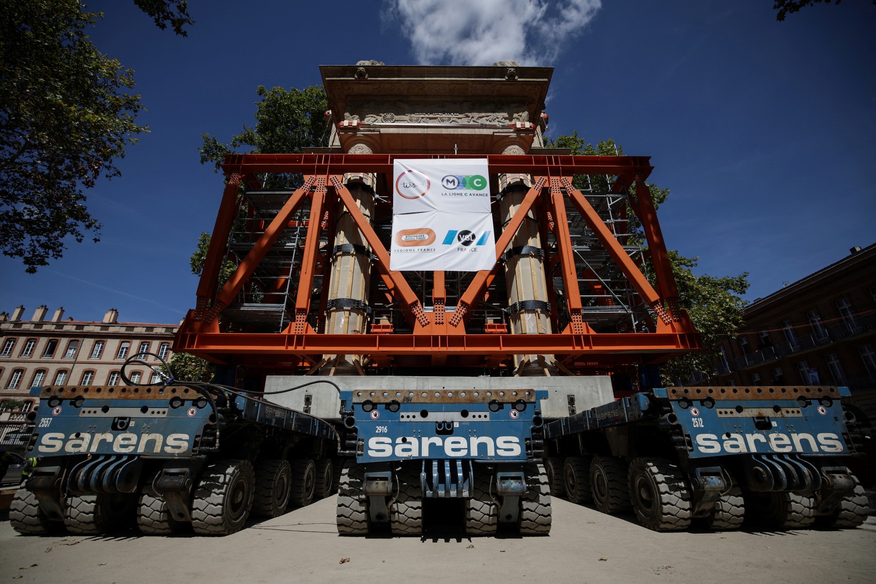 Premik slavoloka v francoskem mestu Toulouse. Foto: PROFIMEDIA
