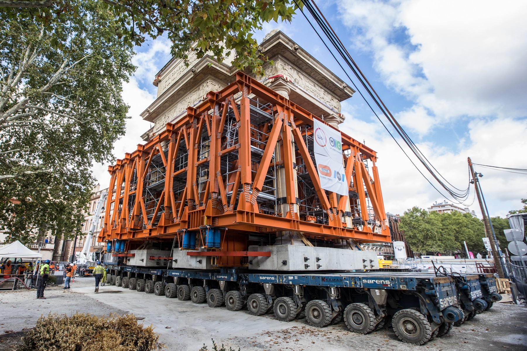 Premik slavoloka v francoskem mestu Toulouse. Foto: PROFIMEDIA