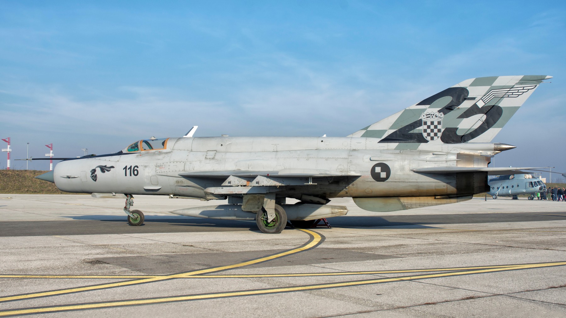 hrvaška, vojno letalstvo, mig-21