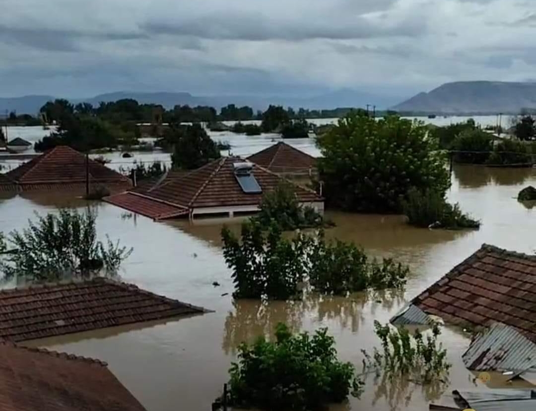 poplave v grčiji Foto Cyclone of Rhodes