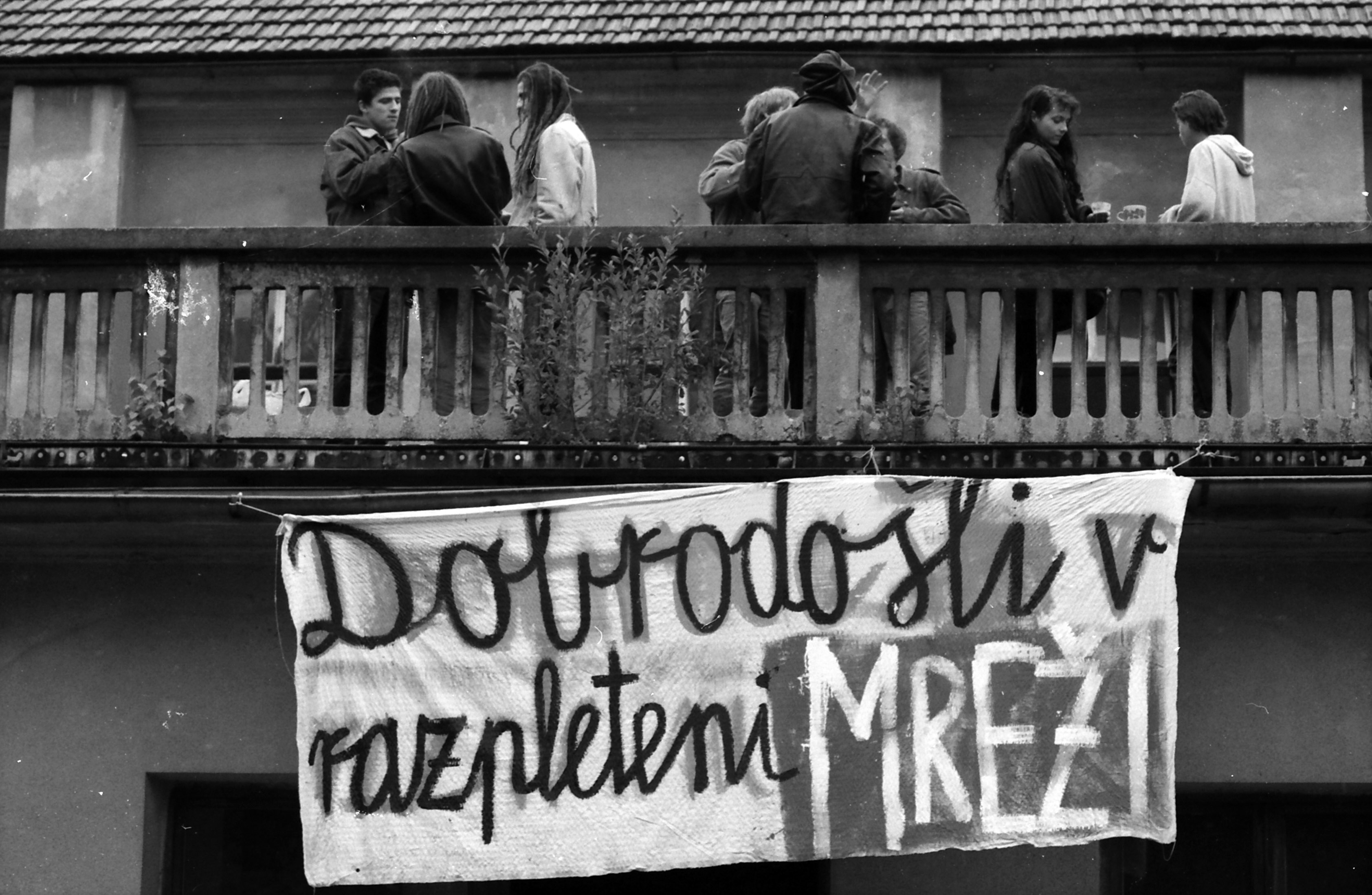 Zasedba Metelkove septembra 1993. (Foto: BOBO)