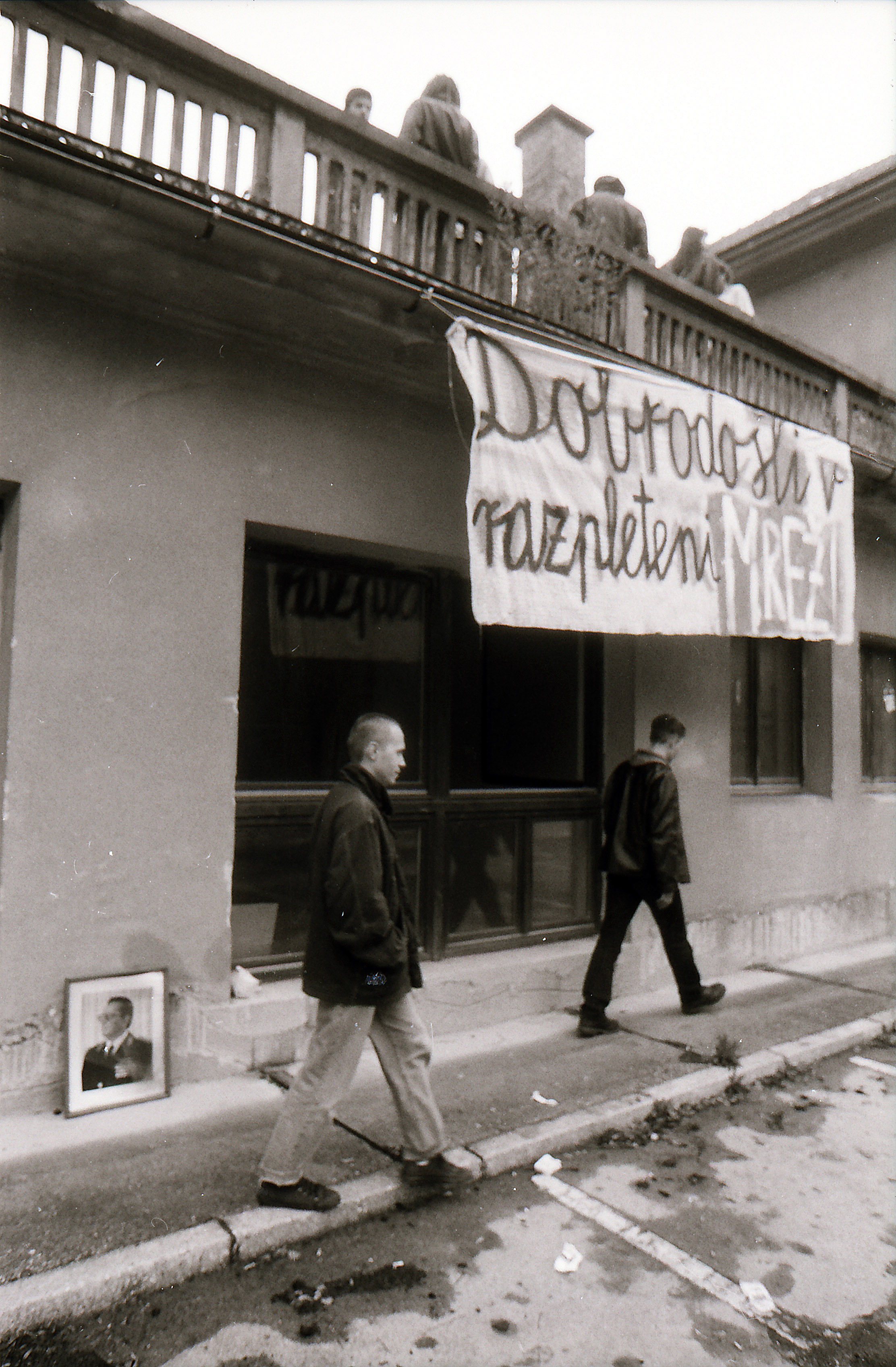 Zasedba Metelkove septembra 1993. (Foto: BOBO)