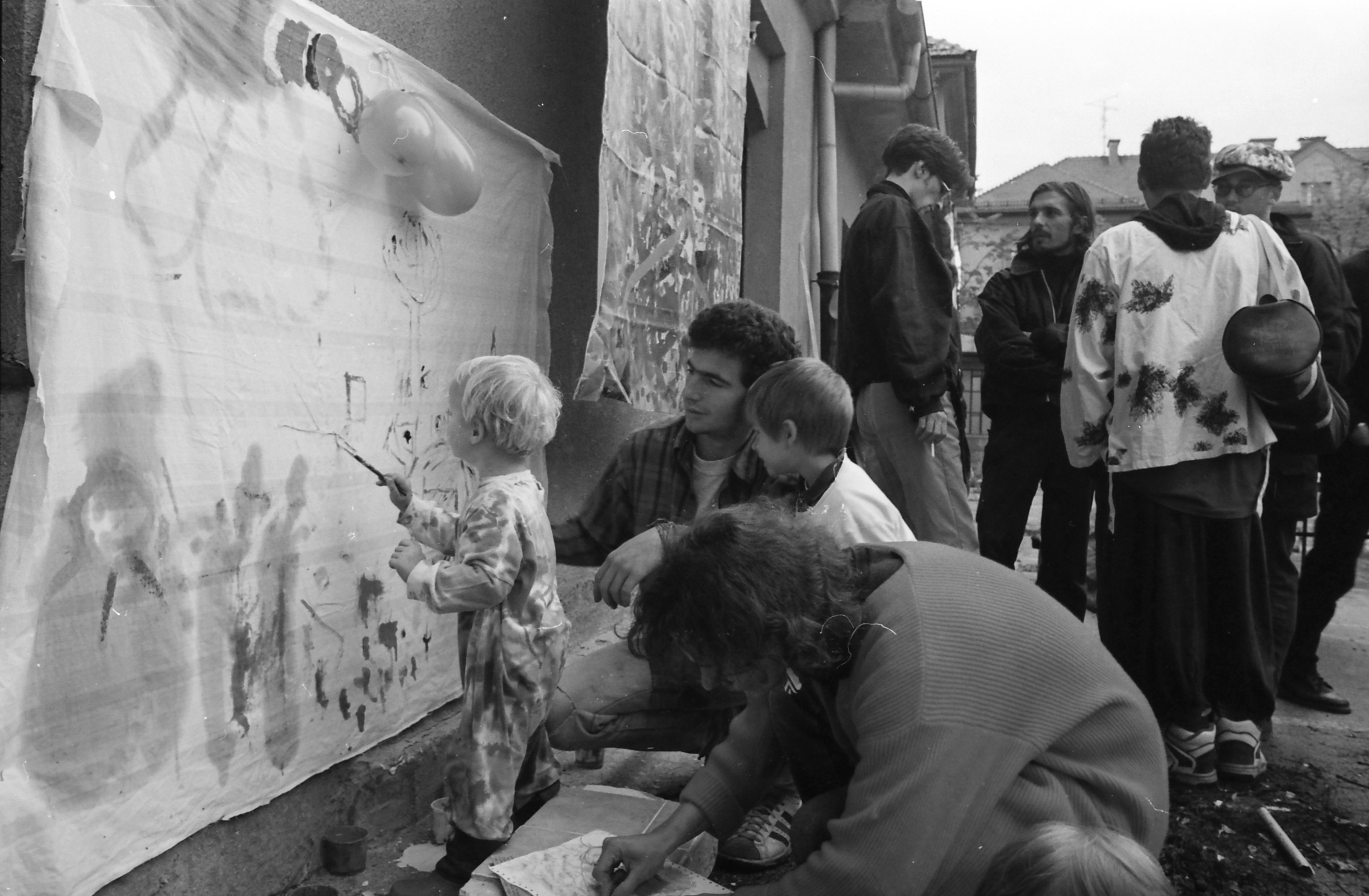 Zasedba Metelkove septembra 1993.