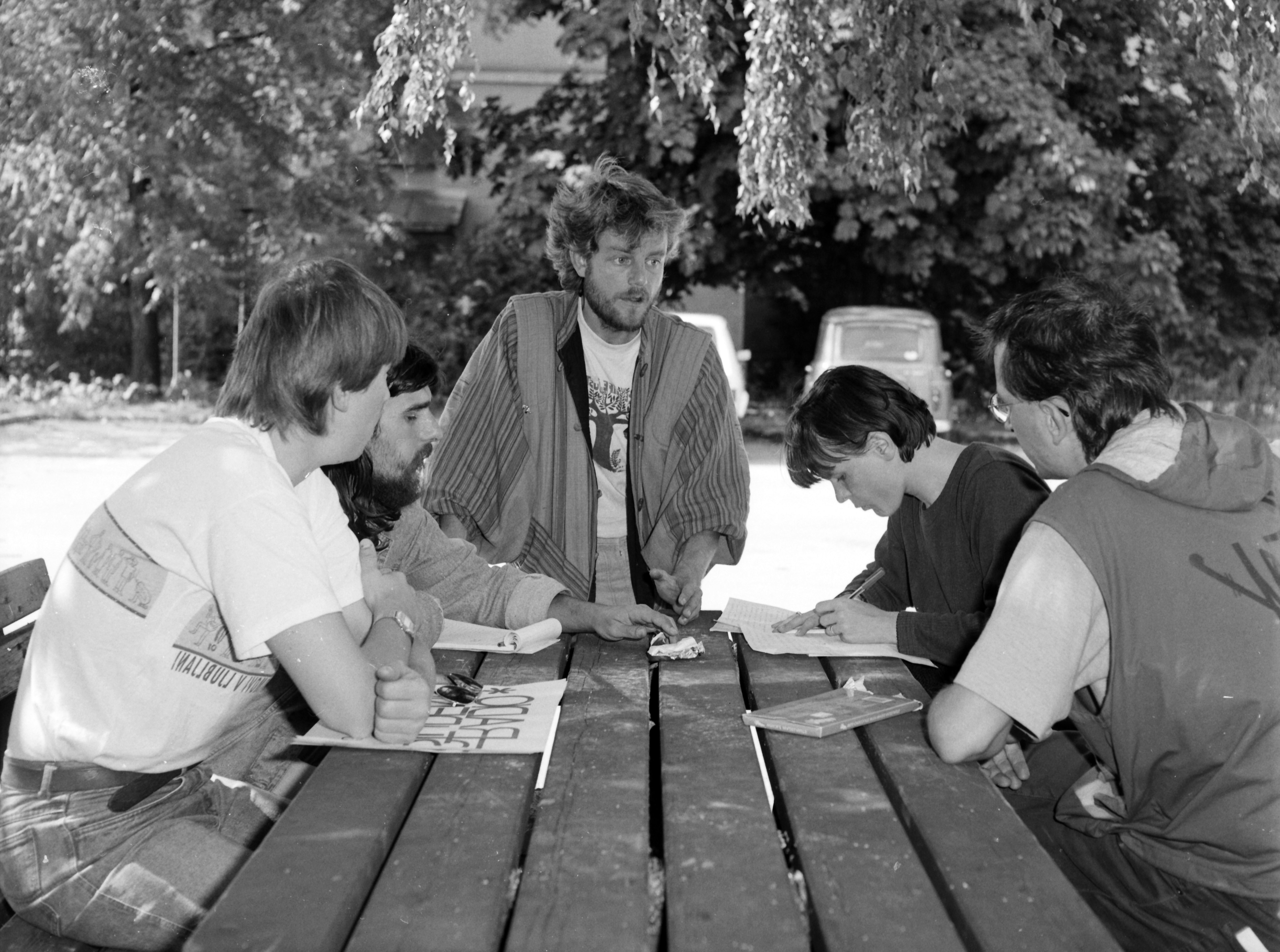 Zasedba Metelkove septembra 1993. (Foto: BOBO)