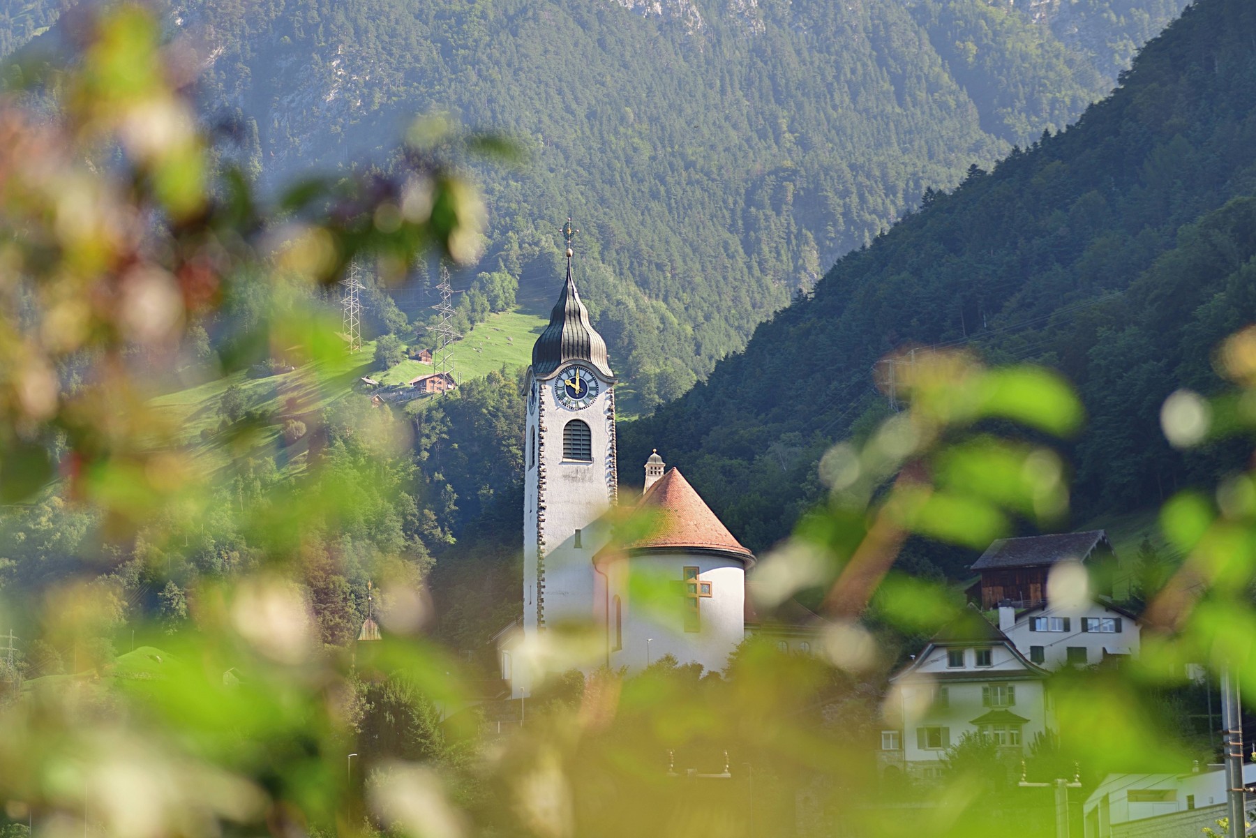 Cerkev, švica, vera, okolica