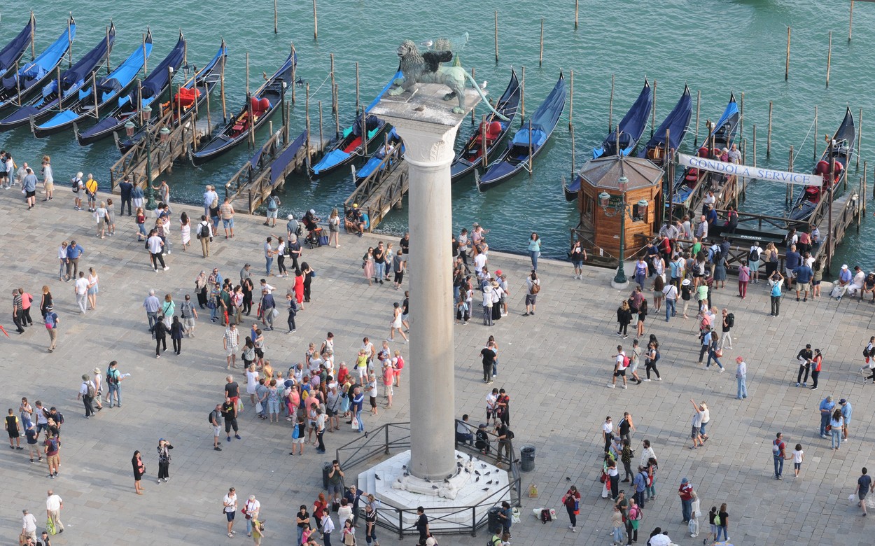 Italija, benetke, turisti
