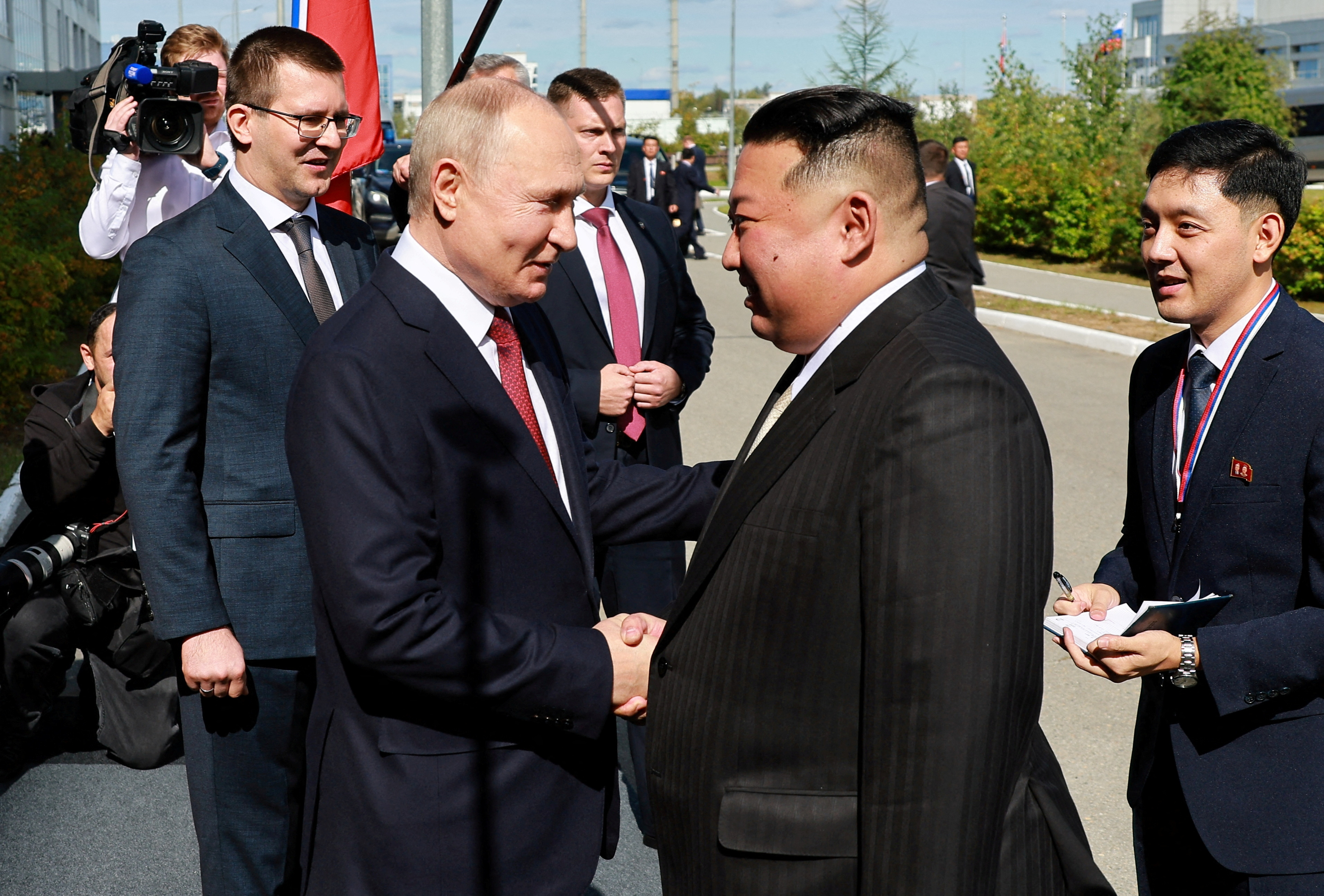 Putin na nedavnem obisku v Severni Koreji (Foto: Sputnik/Vladimir Smirnov/Pool/REUTERS)