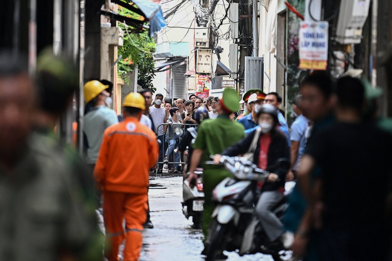 Posledice požara v vietnamski prestolnici. (Foto: PROFIMEDIA)