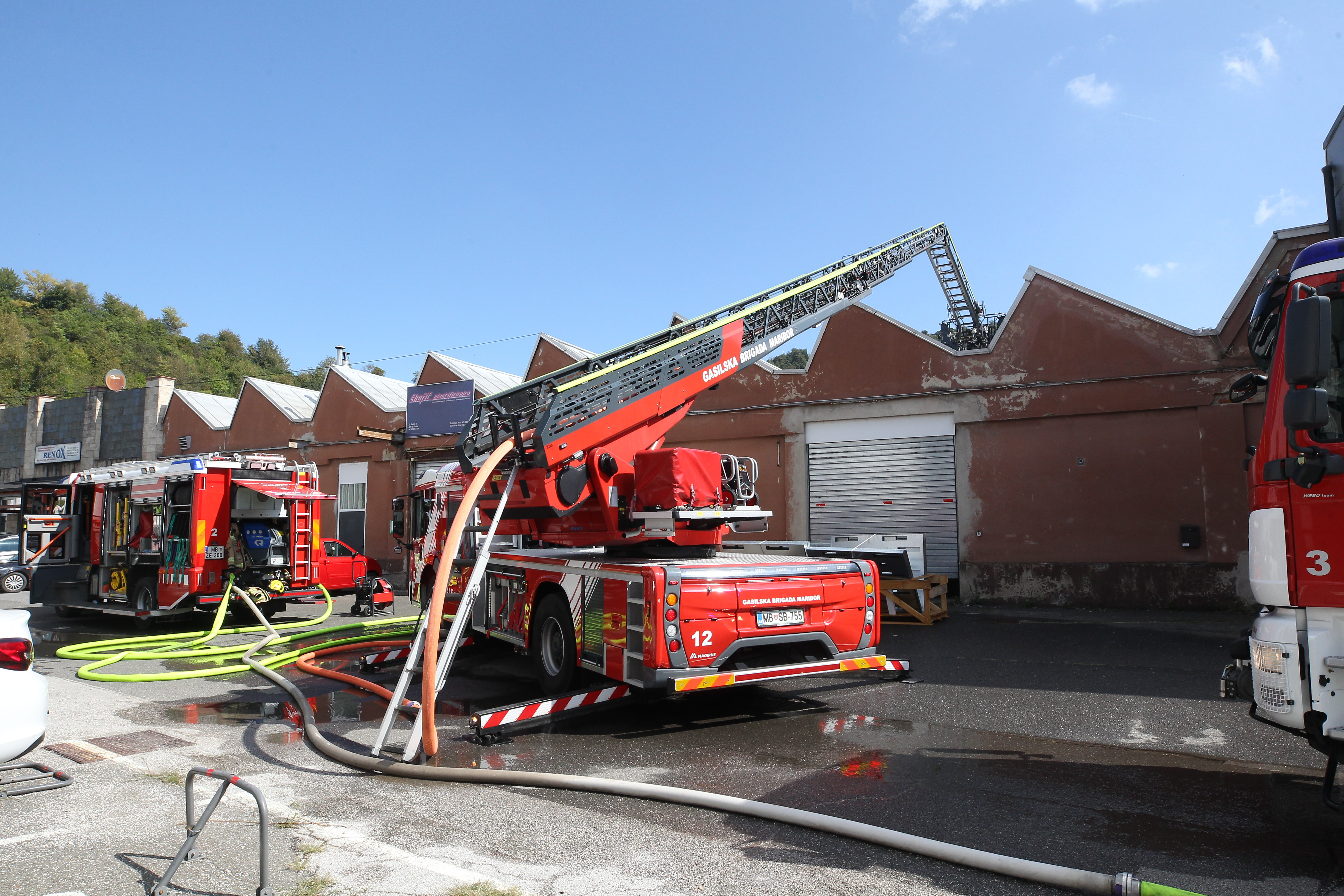 požar, maribor, gasilci