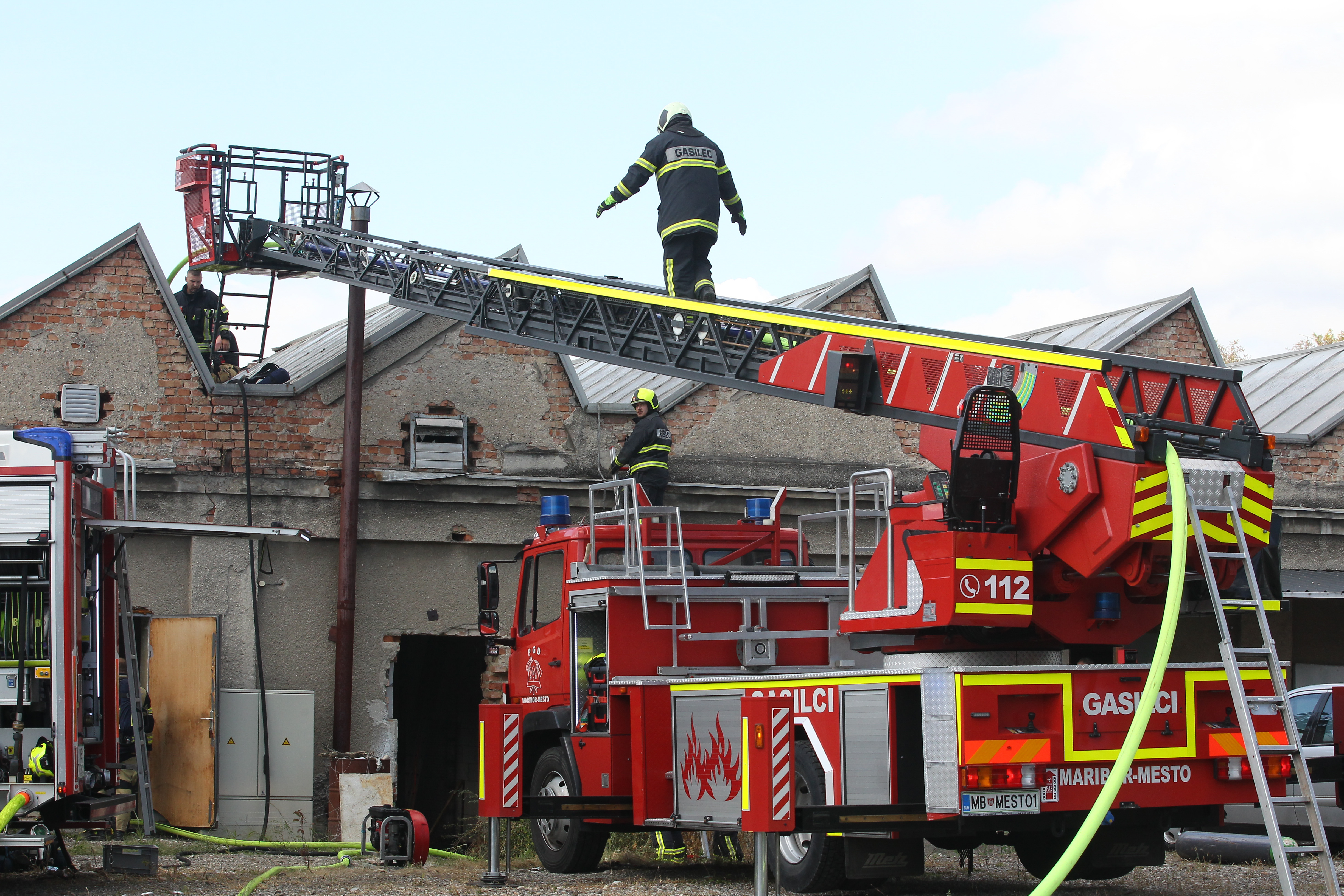 požar, maribor, gasilci