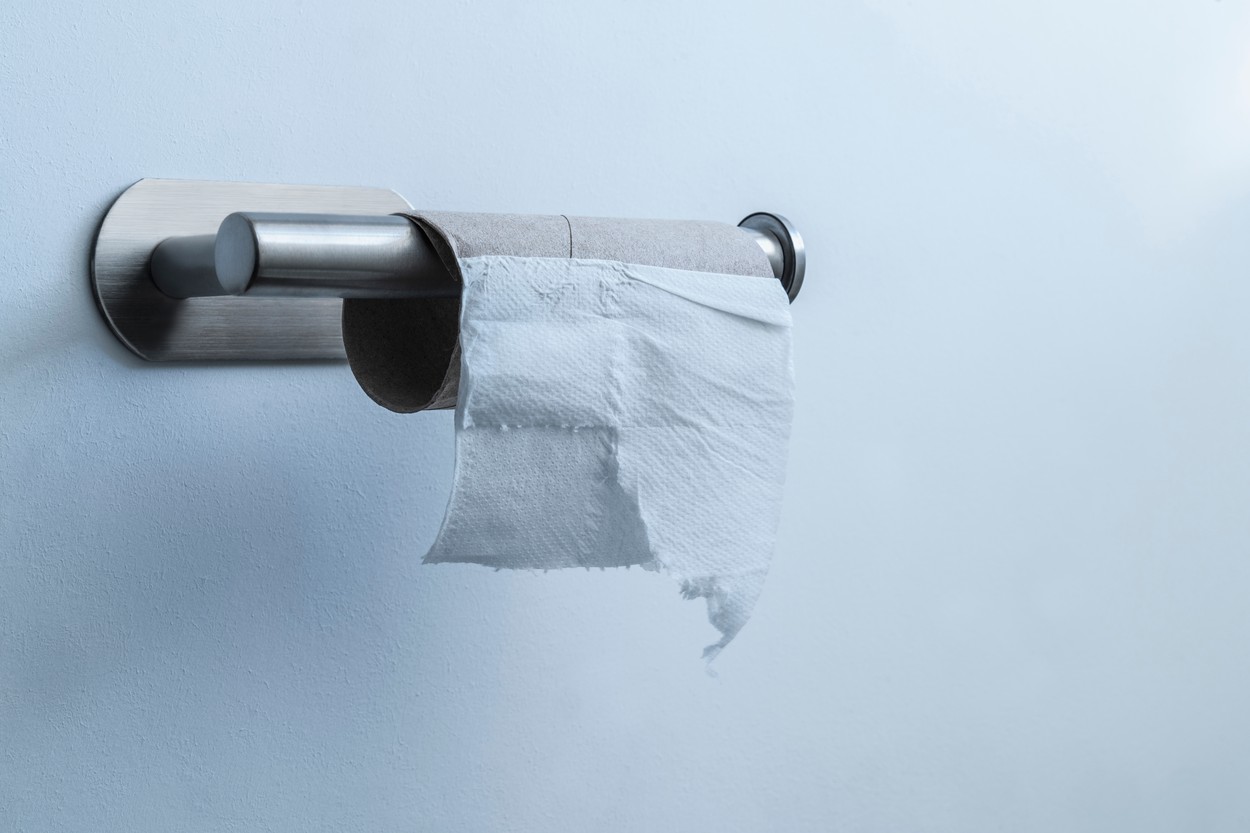 Out of toilet paper