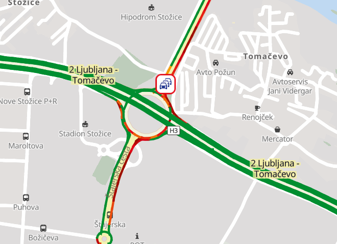 štajerska cesta, ljubljana, črnuče