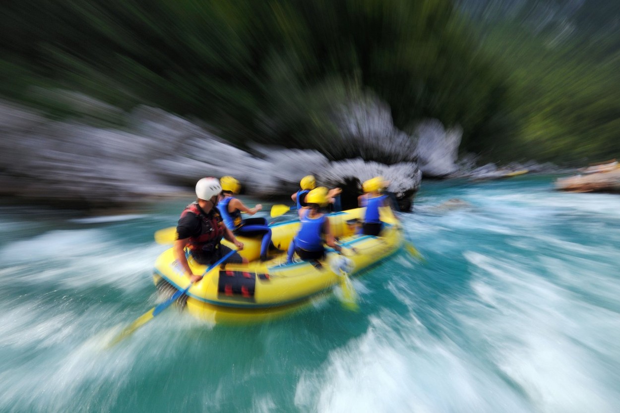 Rafting na Soči
