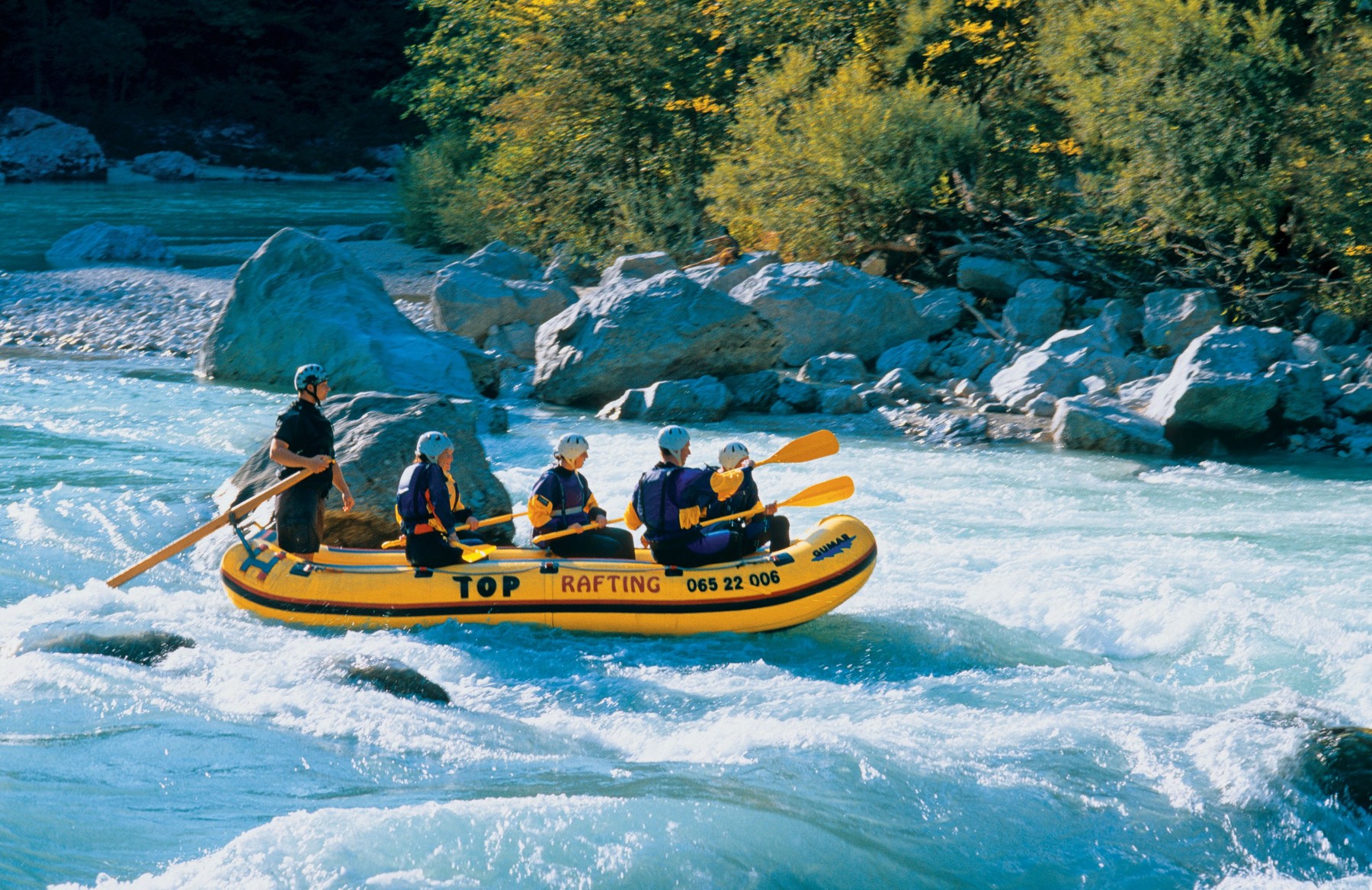 reka soča, bovec, rafting