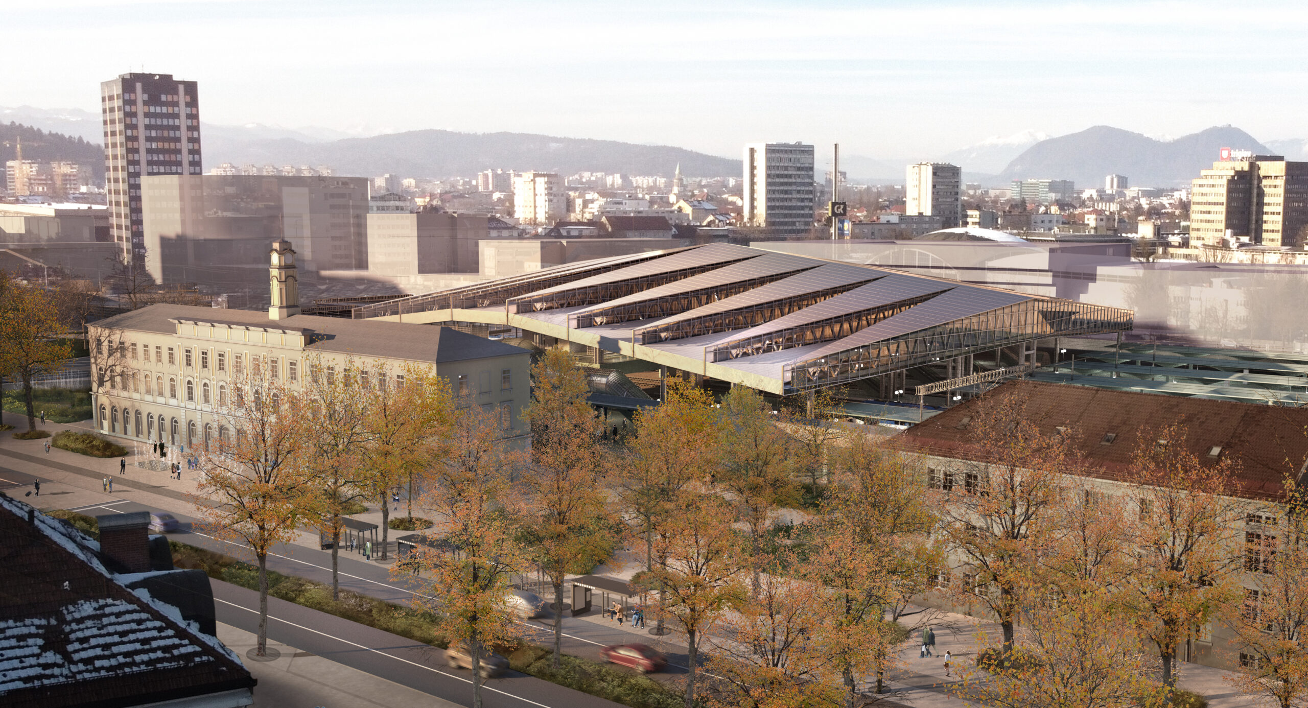 Nova avtobusna in železniška postaja