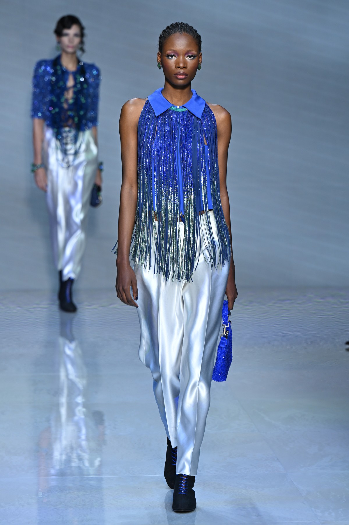 Giorgio Armani, moda, milanski sejem mode, pomlad-poletje 2024,