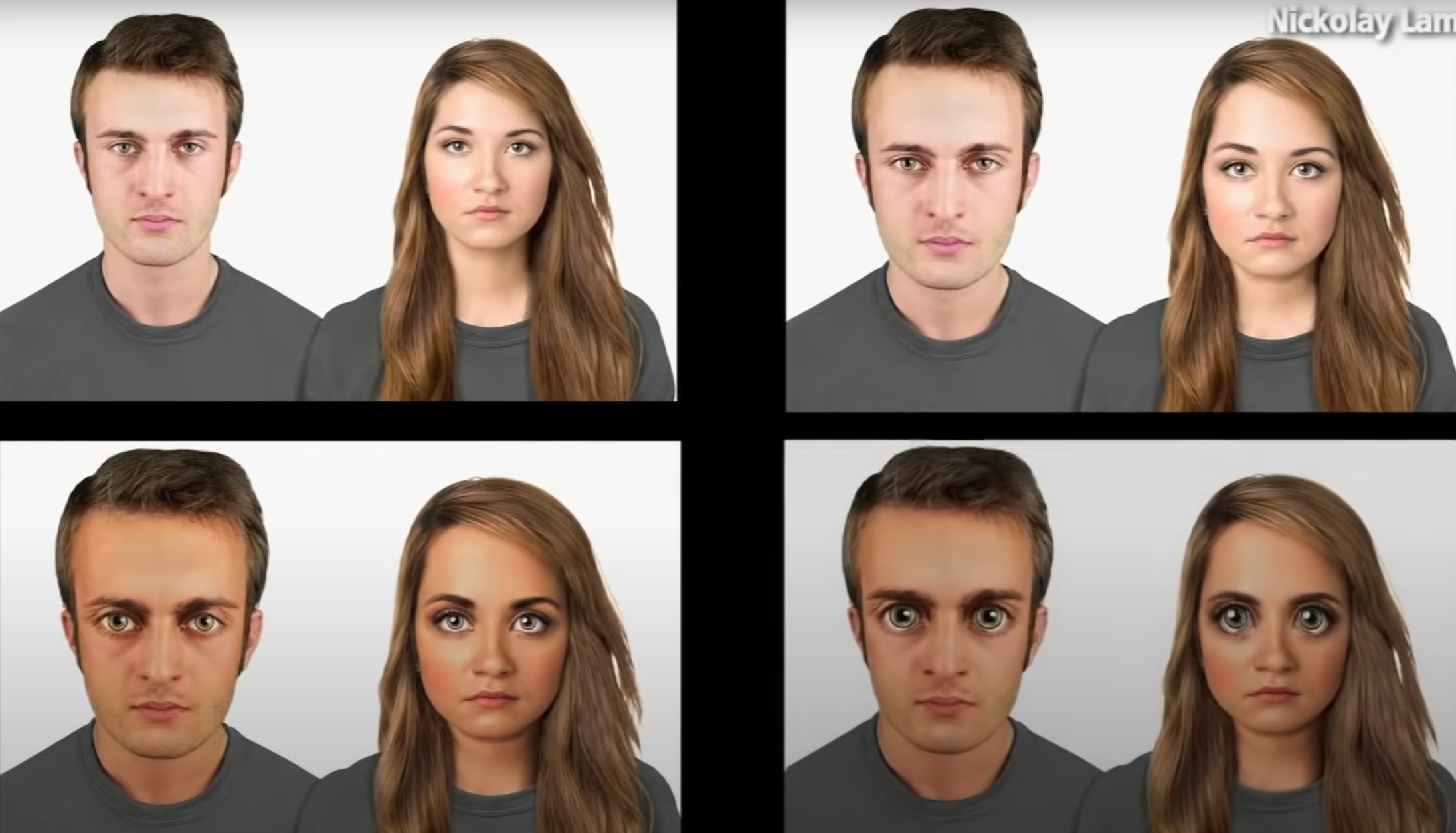 človeški obraz v prihodnosti, Nickolay Lamm, Alan Kwam