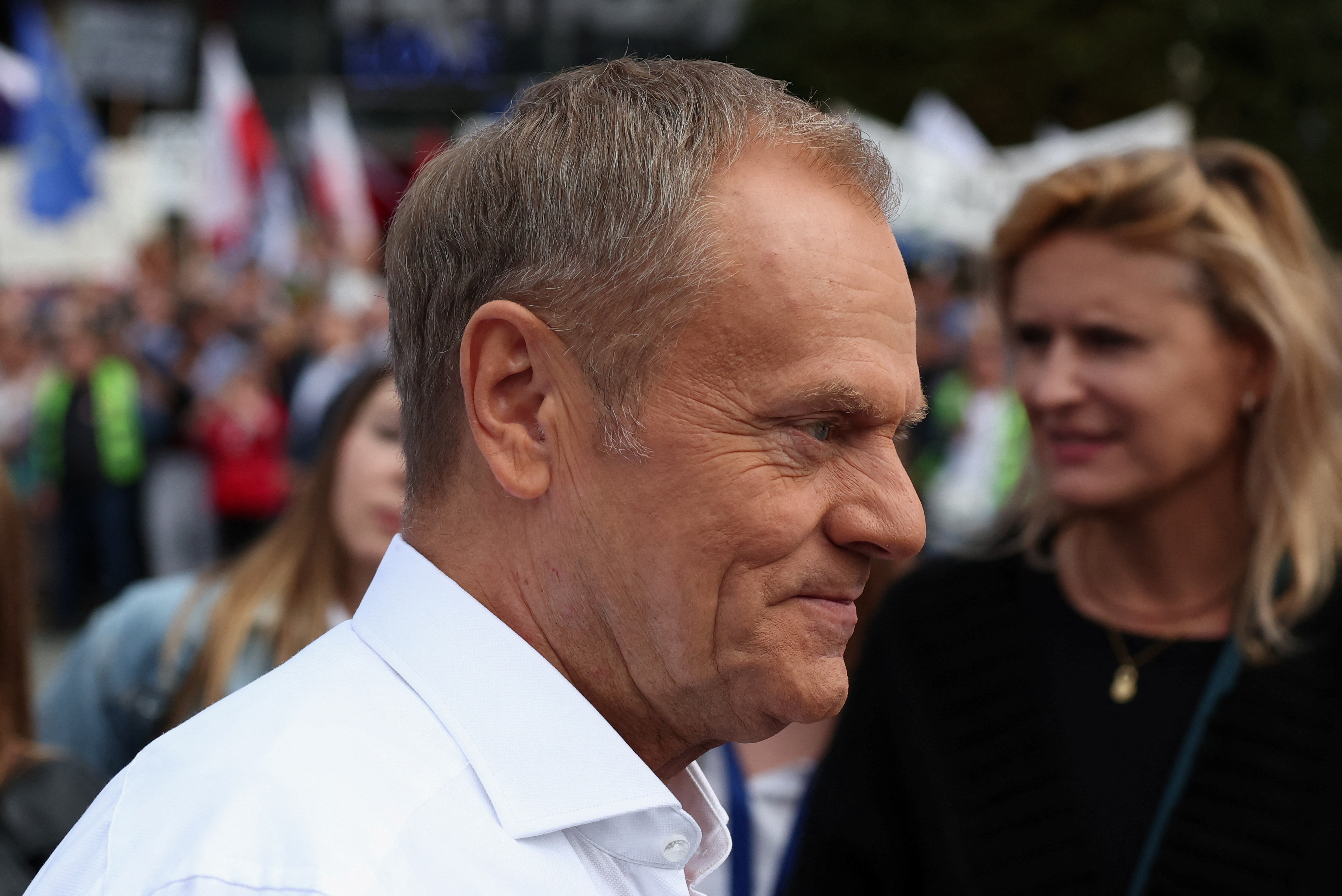 Na poljskih ulicah na tisoče protestnikov. (Foto: Kacper PempelREUTERSA)