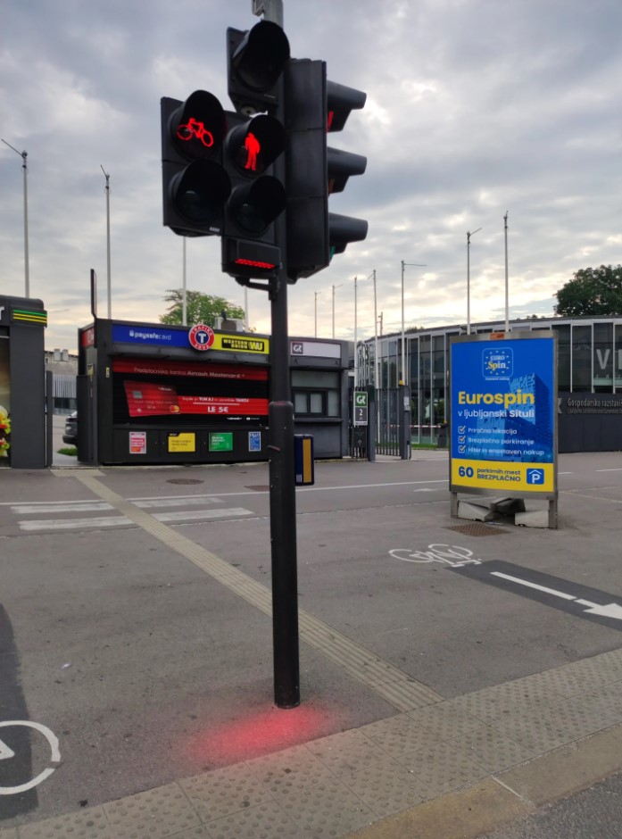 semafor, dunajska cesta, ljubljana