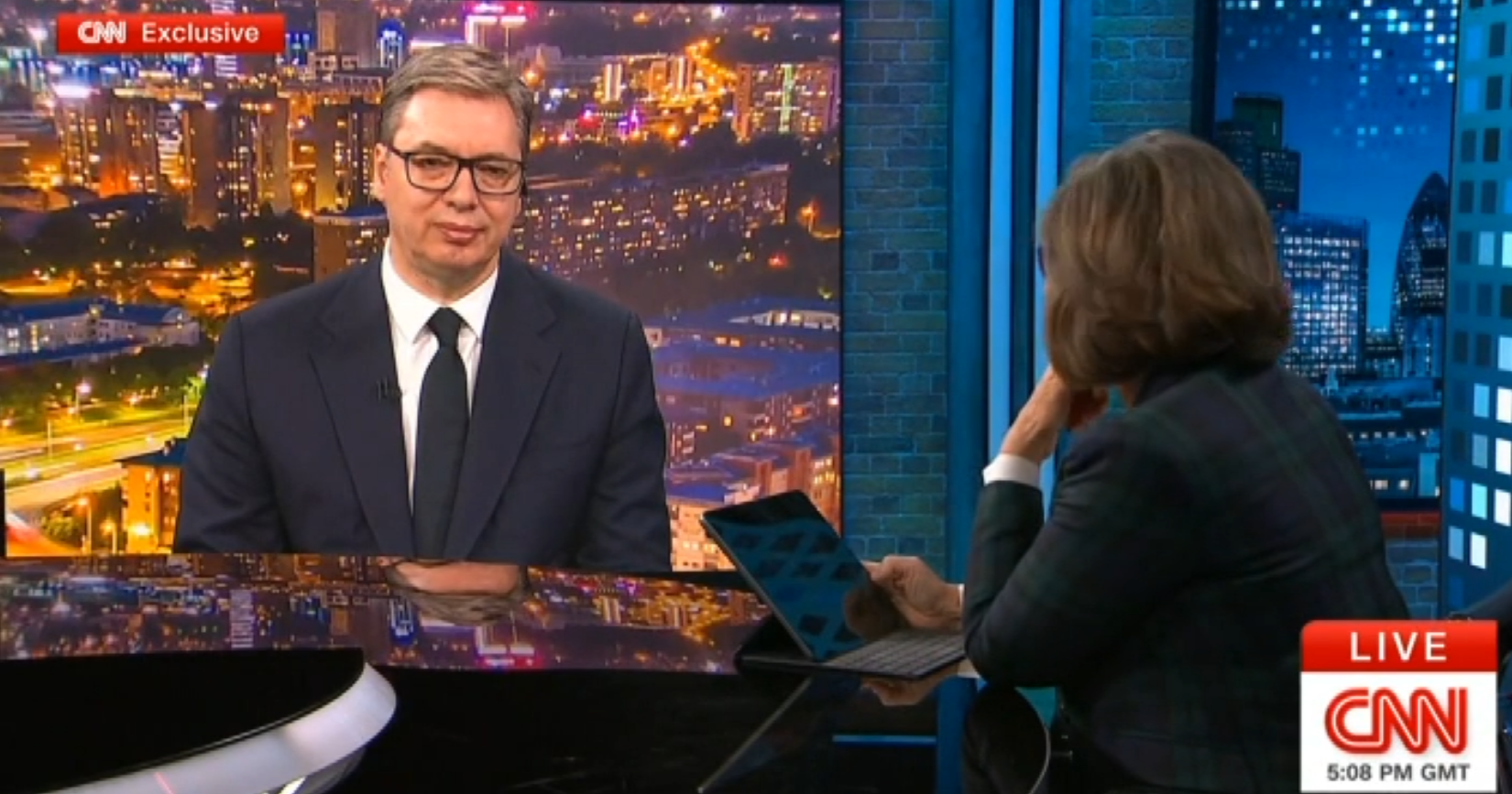 Aleksandar Vučić, CNN