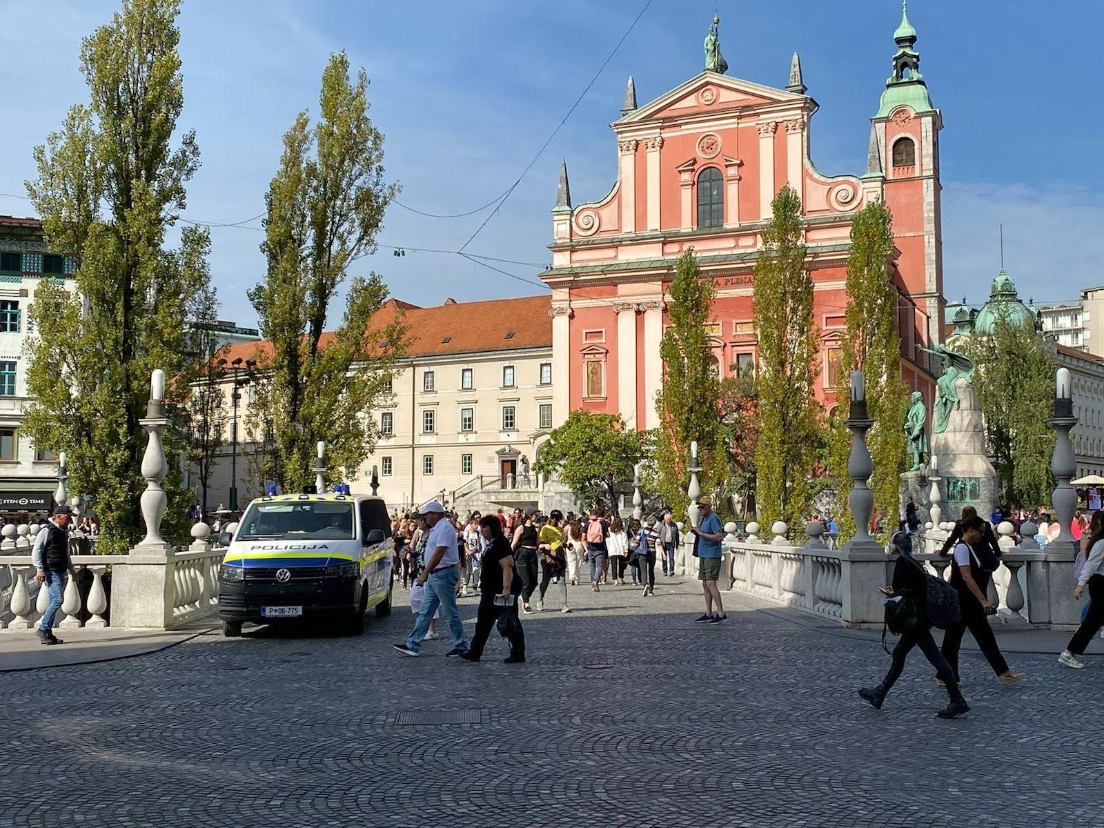 Policija, Ljubljana, center Ljubljane