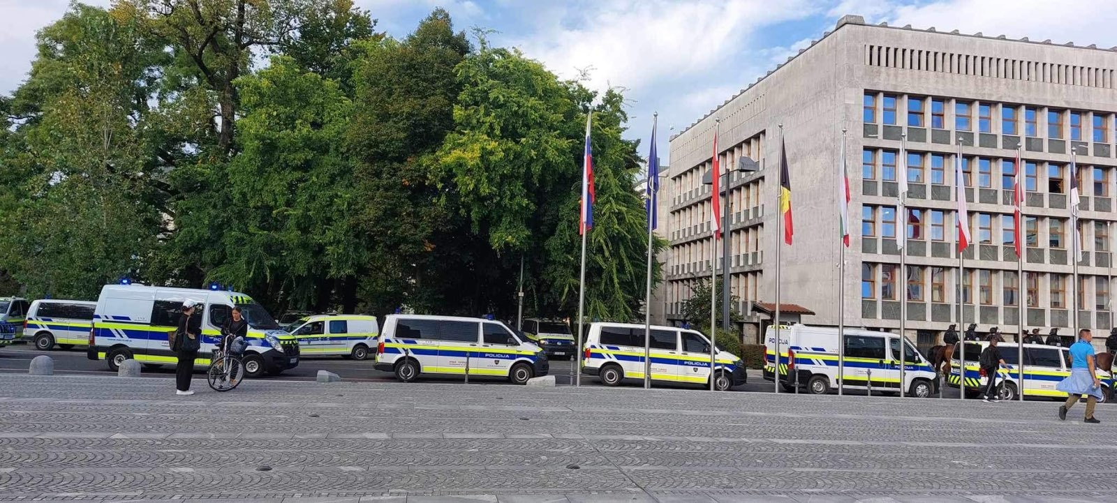 Policija, Ljubljana, center Ljubljane