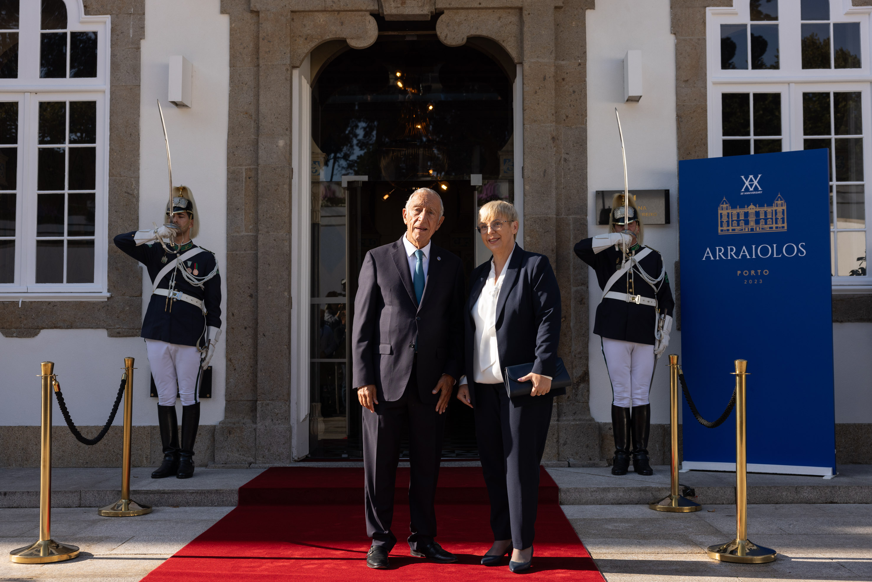 Predsednica republike Nataša Pirc Musar je  na srečanju 13 predsednikov držav skupine Arraiolos