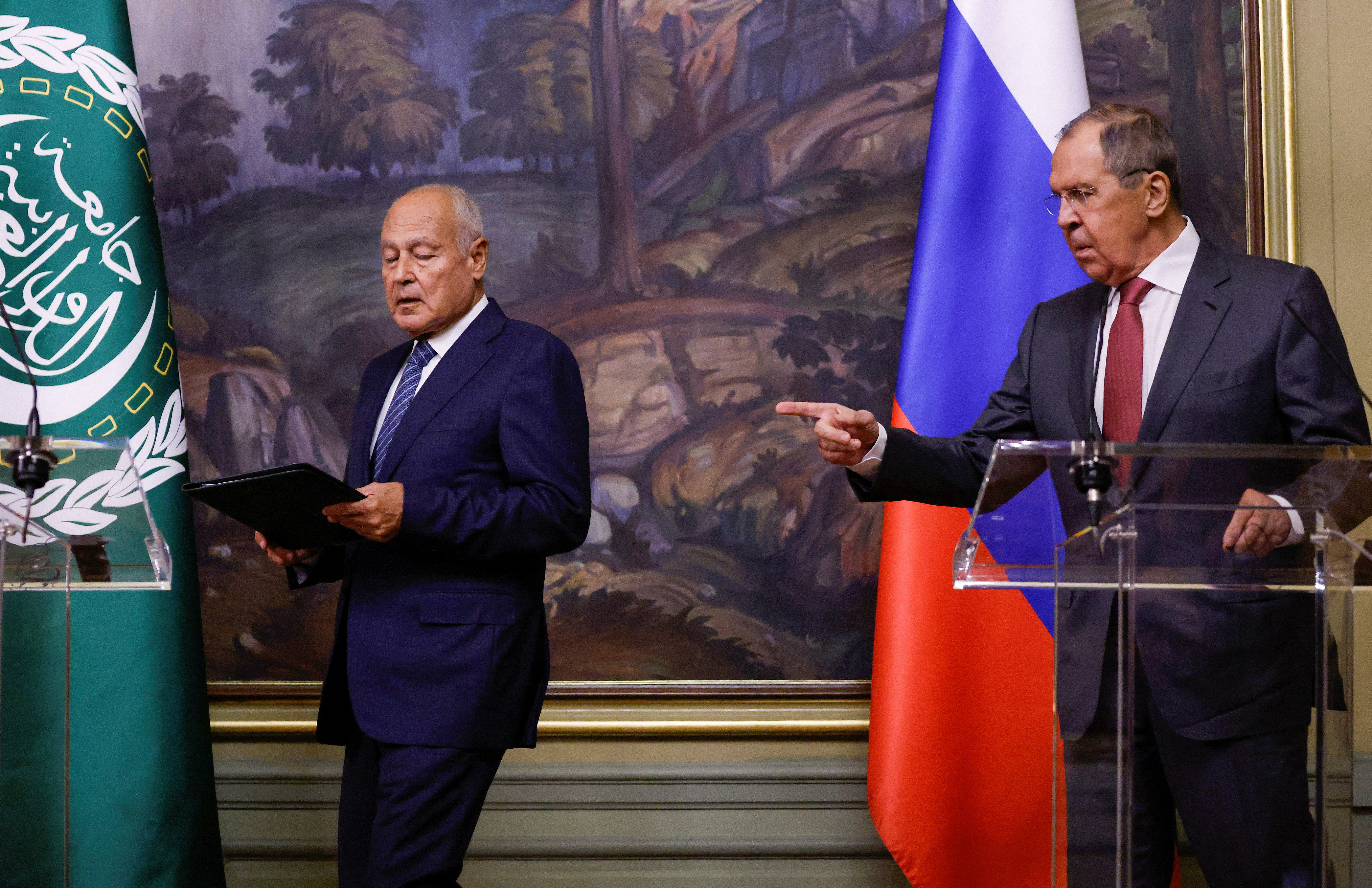 Aahmed Aboul Gheit, Sergei Lavrov