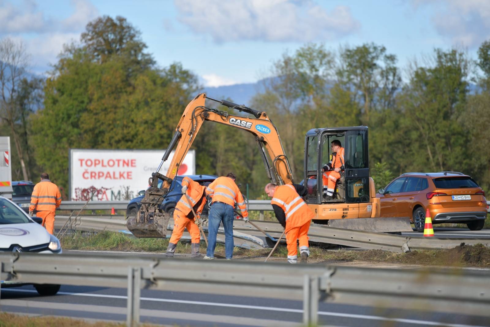 štajerska avtocesta, promet, popravila, ograja,