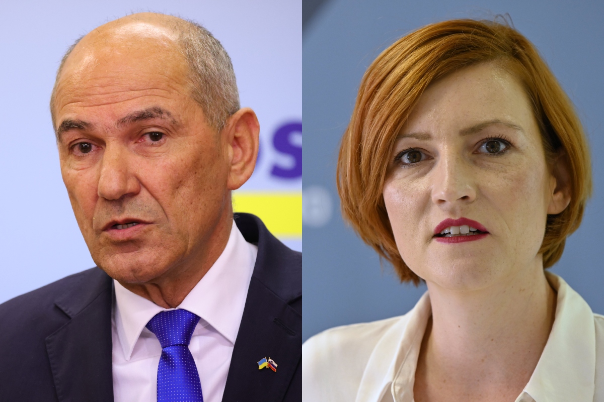 Janez Janša in Asta Vrečko