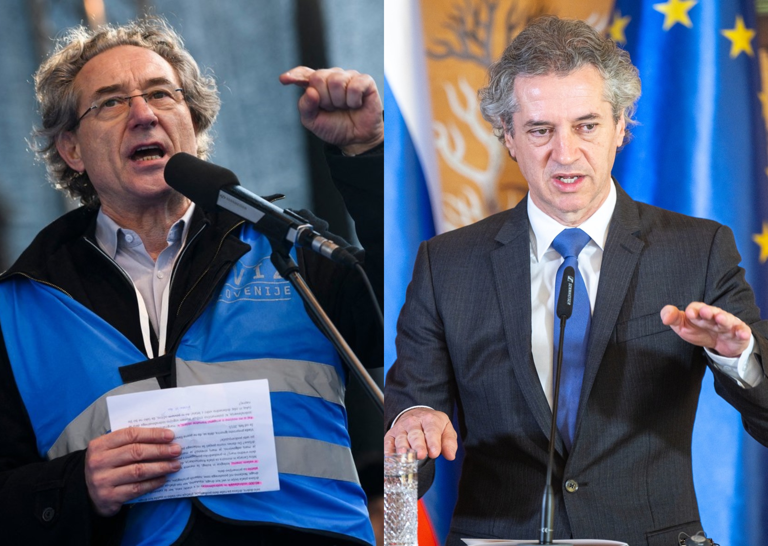 Robert Golob, Branimir Štrukelj