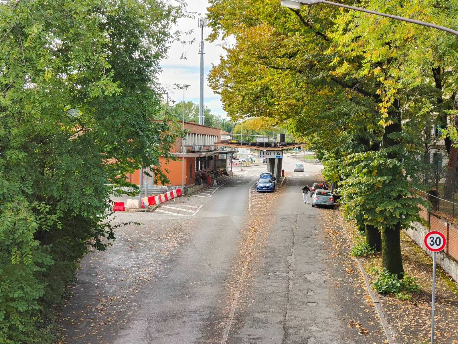 Mejni prehod Rožna dolina (Nova Gorica-Gorica) (Foto: N1)