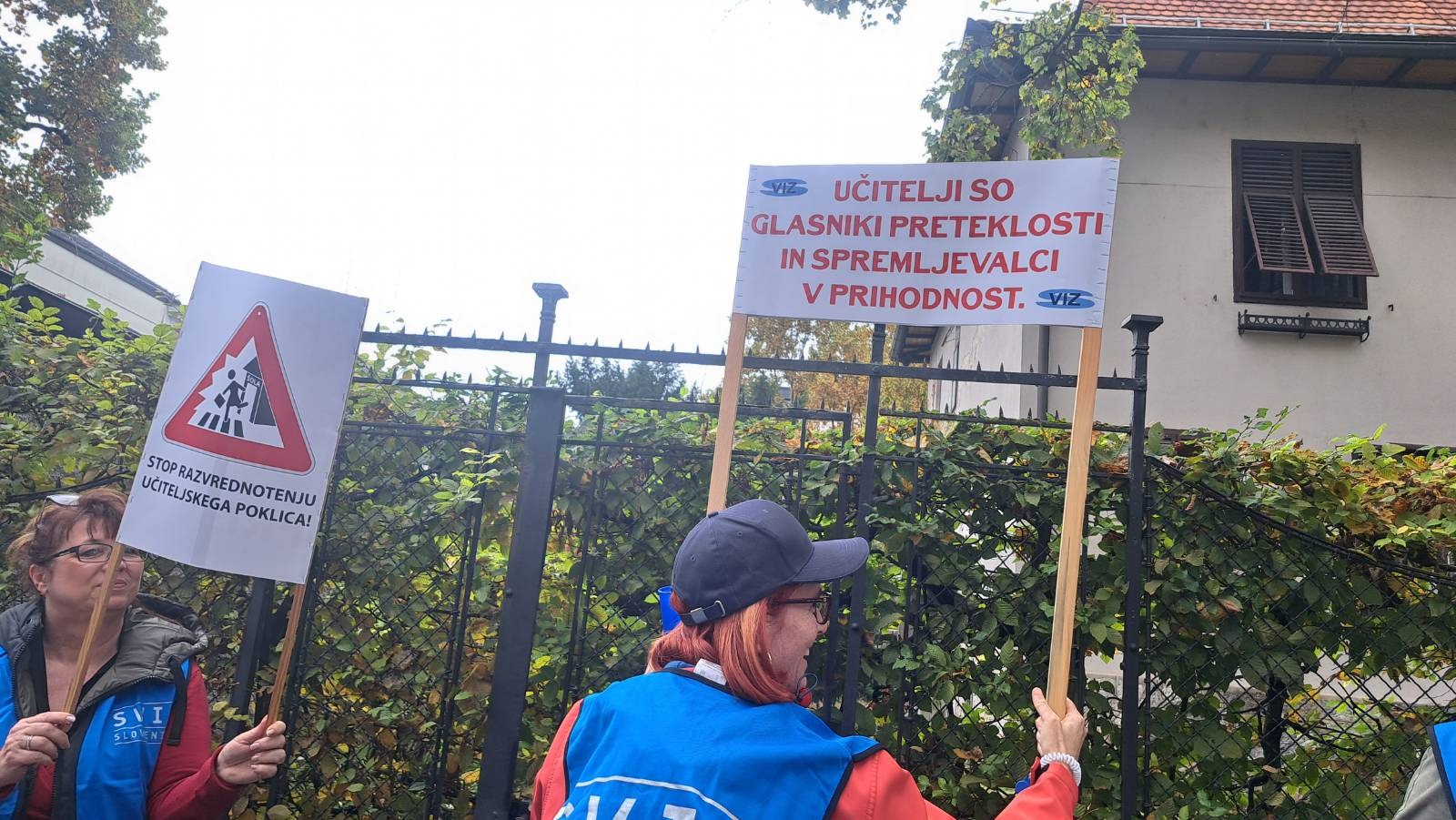 Protestni shod Sviza. (Foto: N1)
