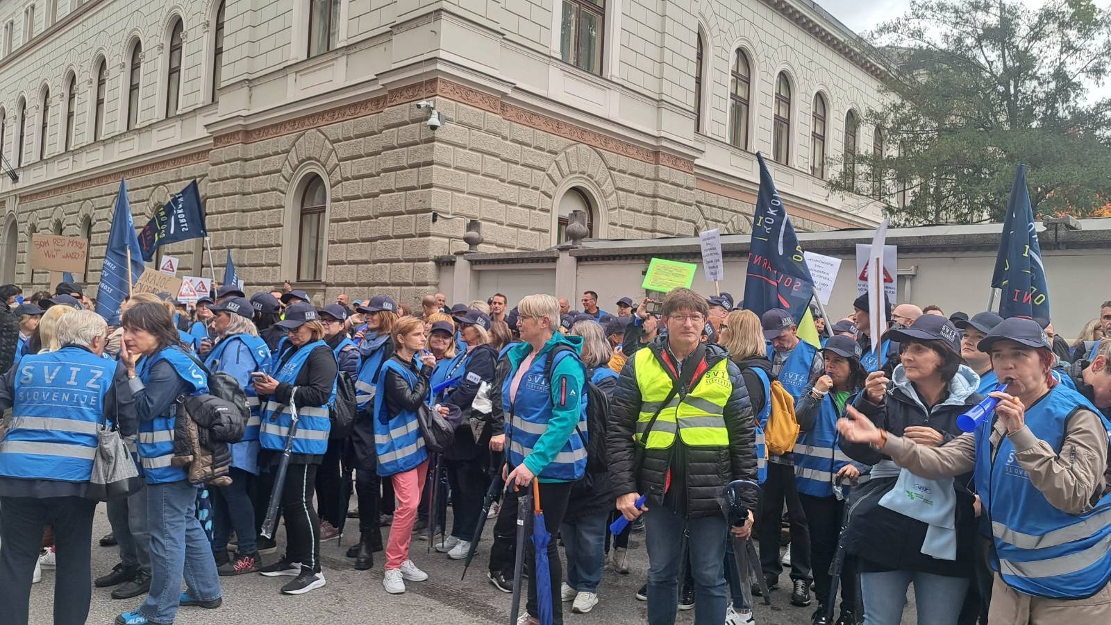 Protestni shod Sviza. (Foto: N1)